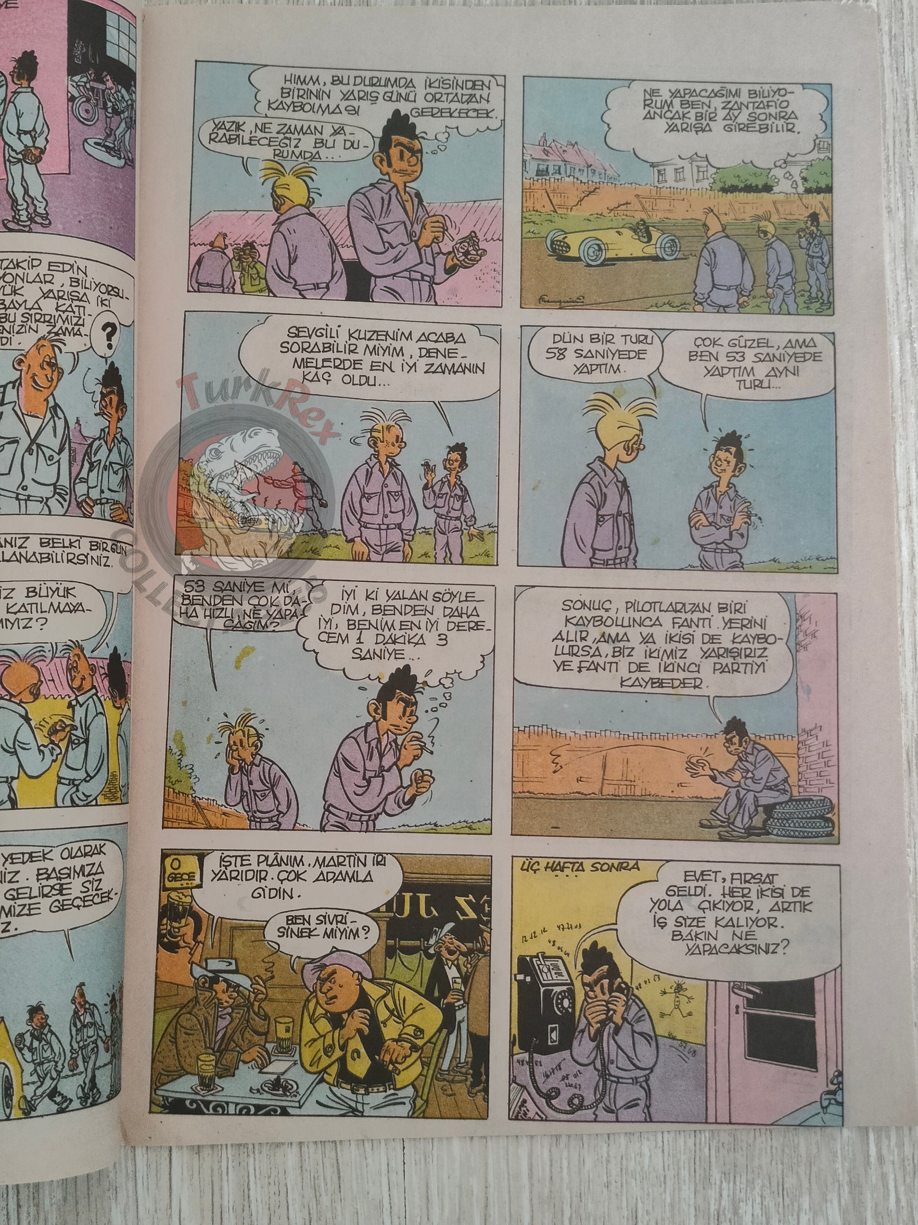 Spirou & Fantasio #7 Spirou et les héritiers 1989 Turkish Comic Turkey