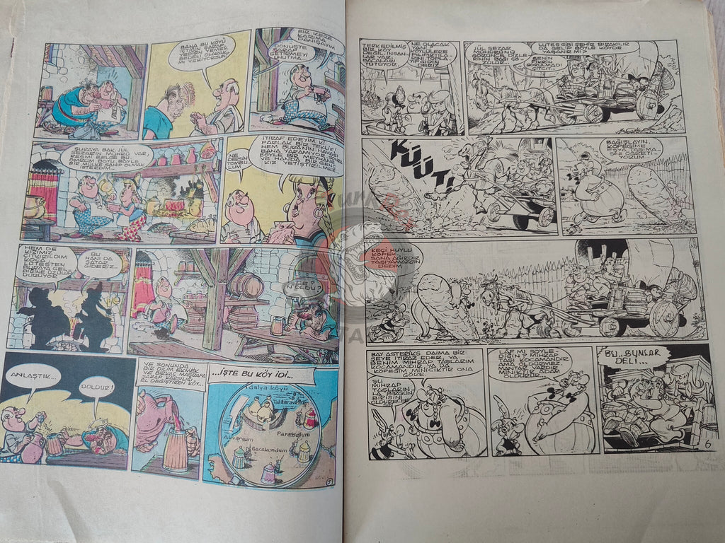Asterix – Asterix and Caesar’s Gift 1986 Turkish Edition Comic Turkey