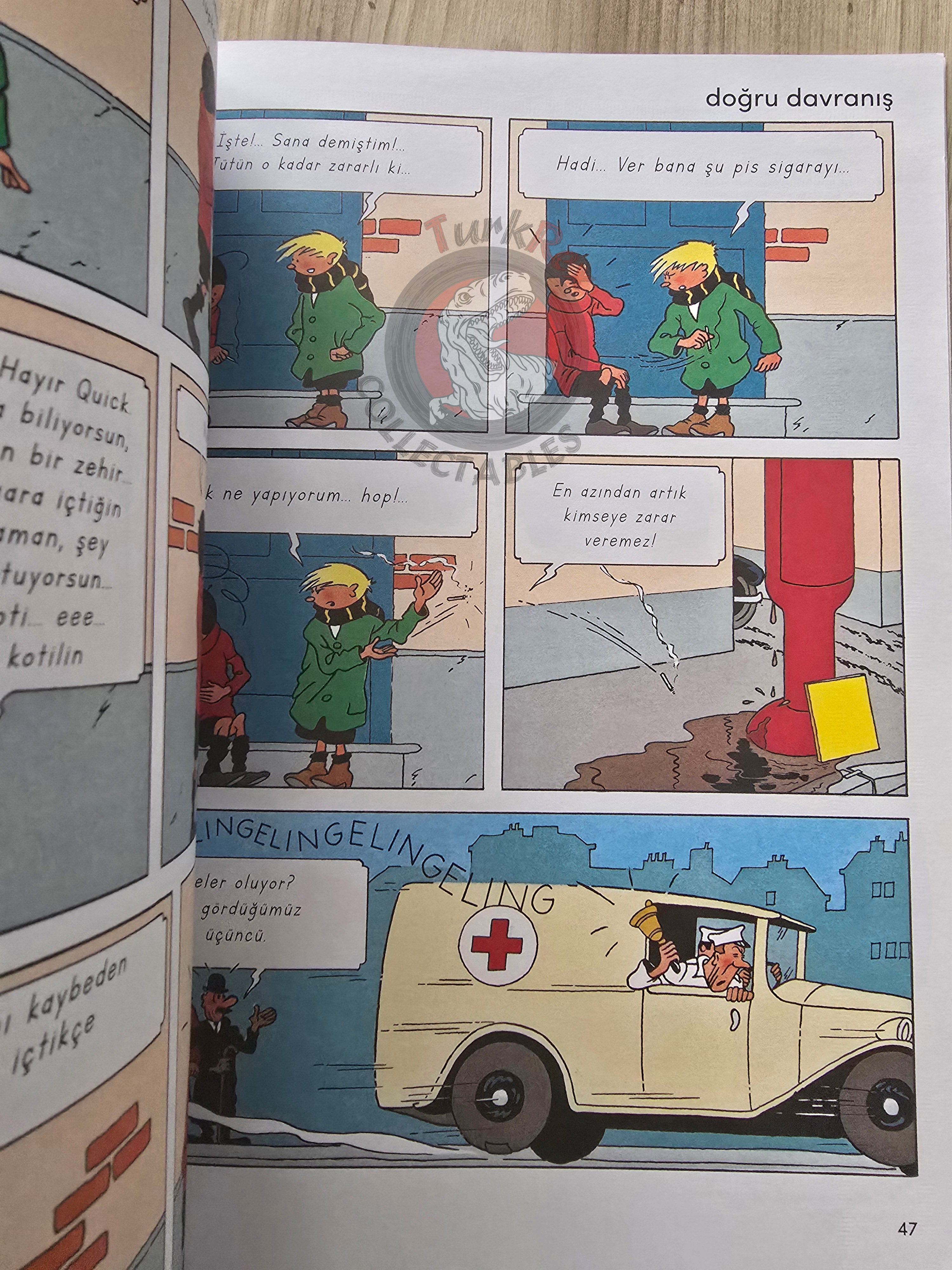Quick & Flupke #3 Tout Va Bien Turkish Comic Turkey Hergé
