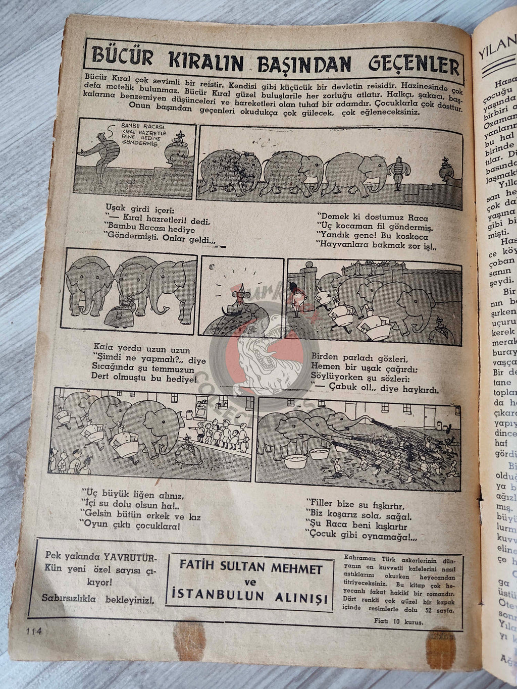 Yavrutürk #218 Mickey Mouse 1940 Turkish Comic Mag Turkey The Katzenjammer Kids