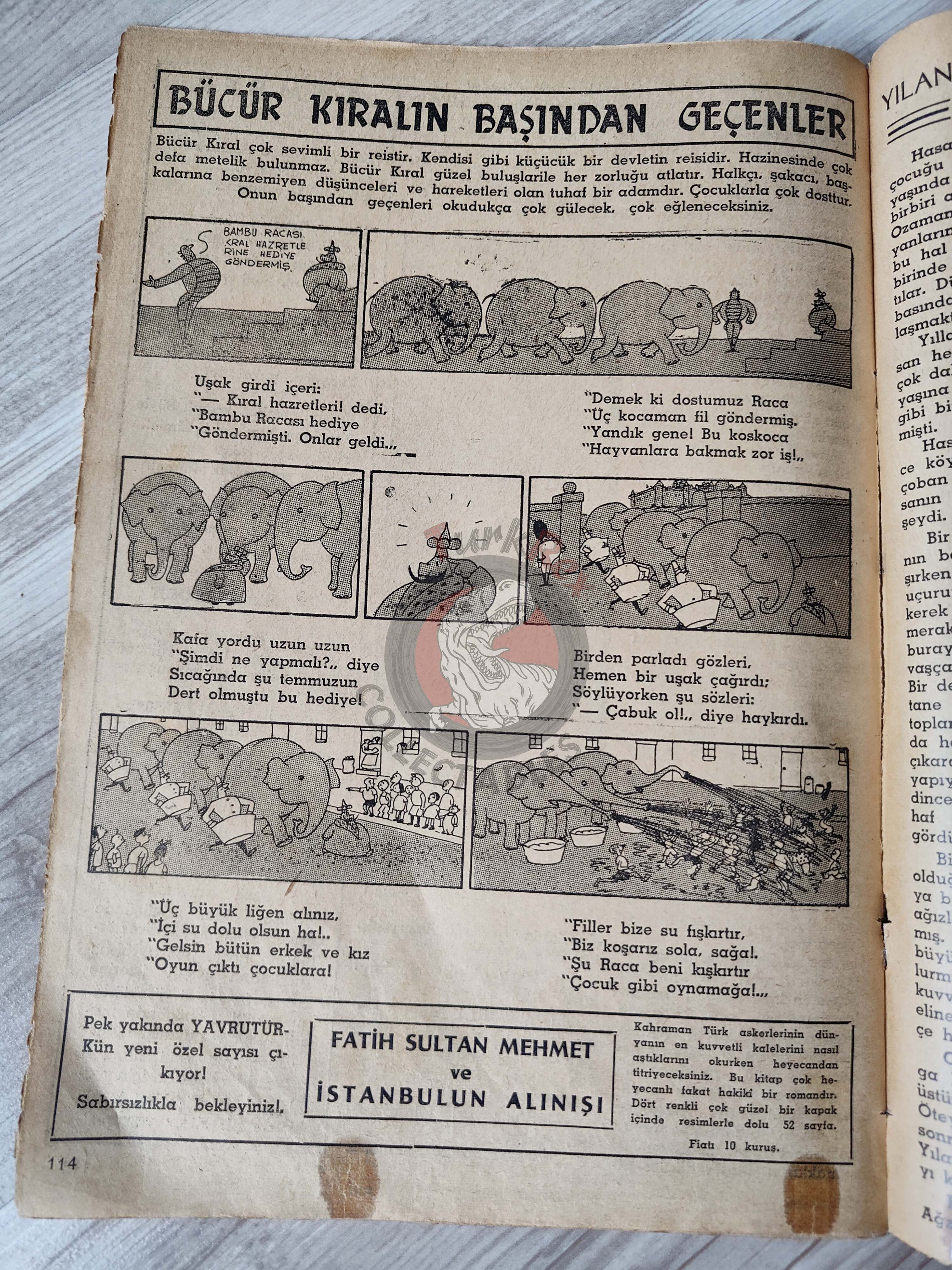 Yavrutürk #218 Mickey Mouse 1940 Turkish Comic Mag Turkey The Katzenjammer Kids