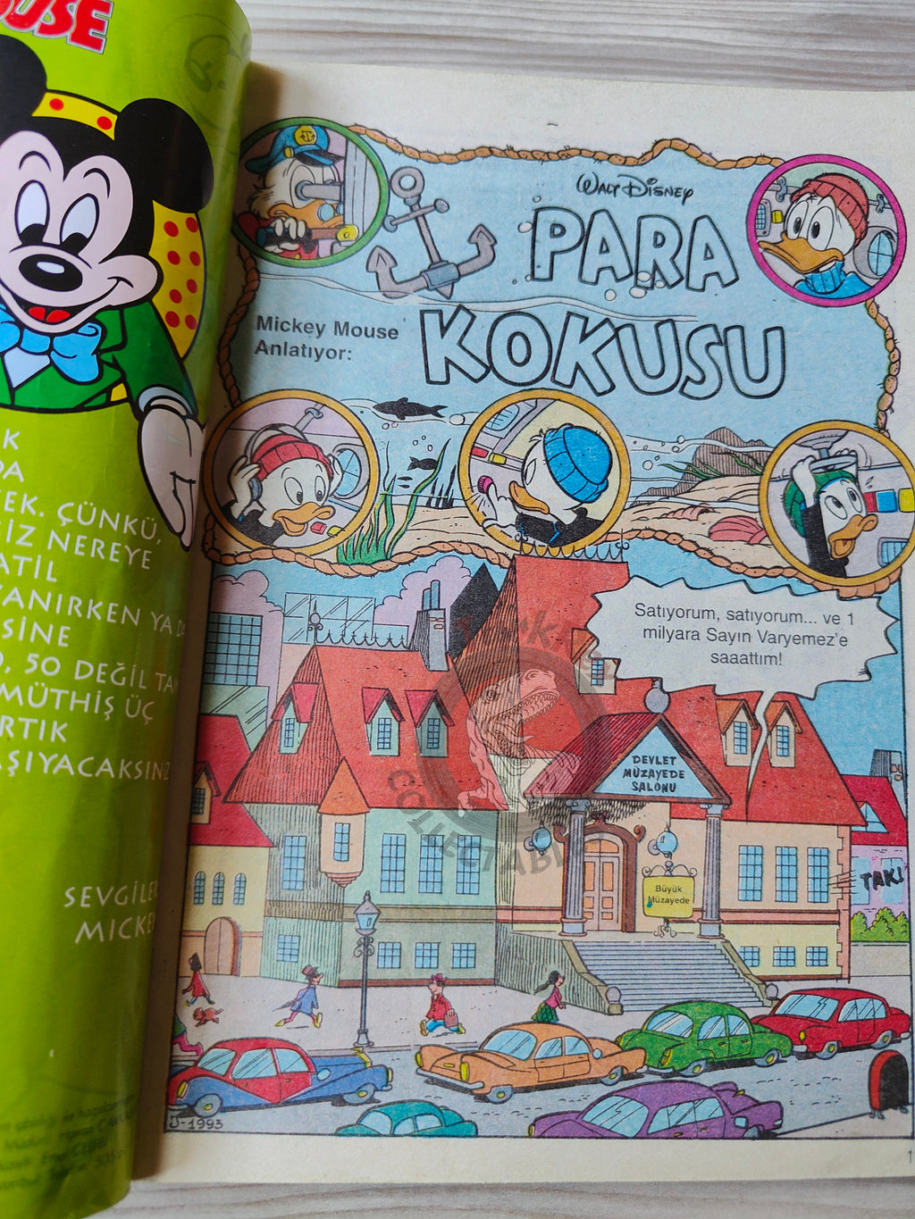 Mickey Mouse #1 1995 Turkish Comic Turkey Walt Disney Donald Duck