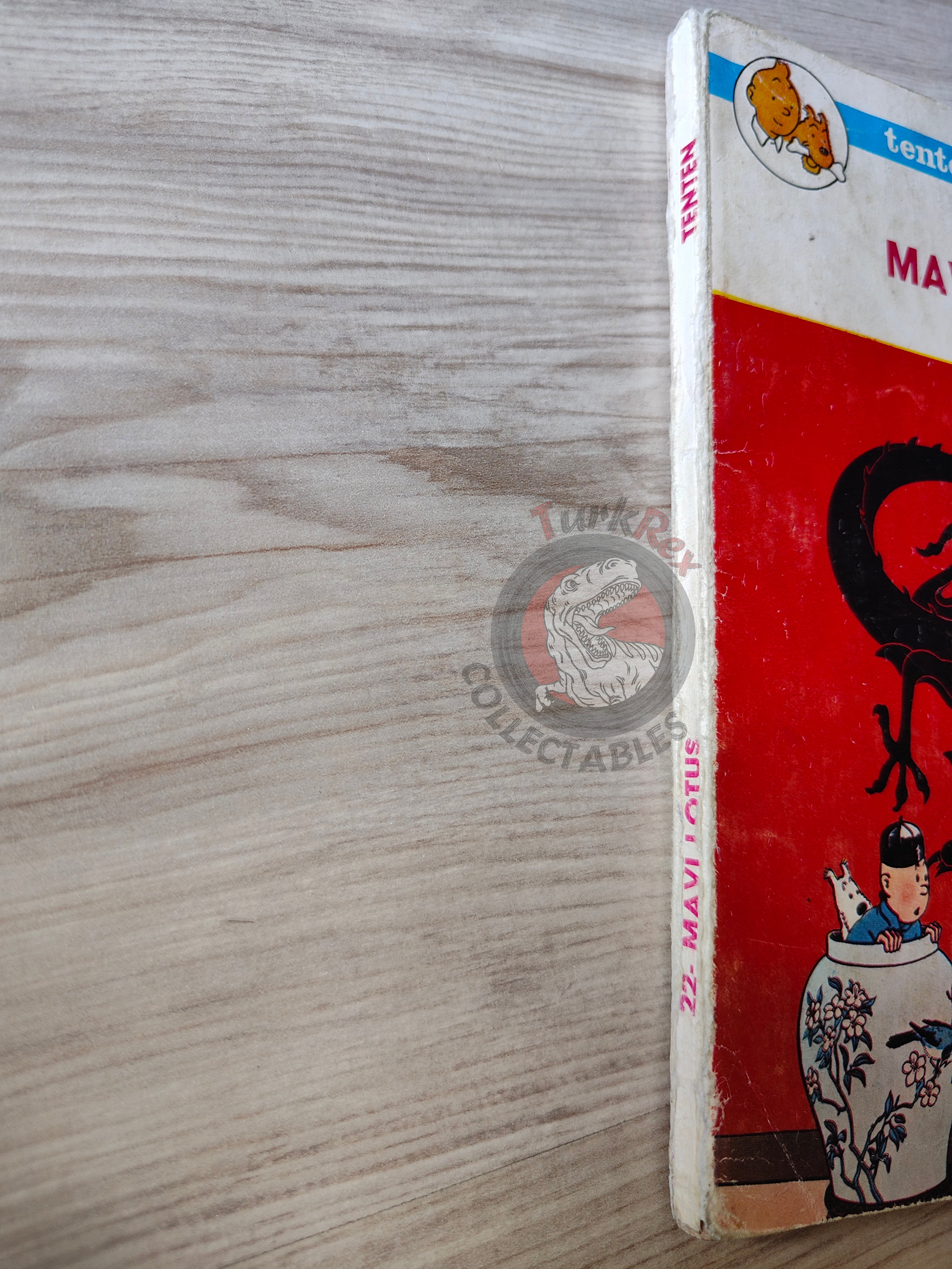 Tintin – The Blue Lotus mid 1980s Turkish Edition Comic Turkey 2