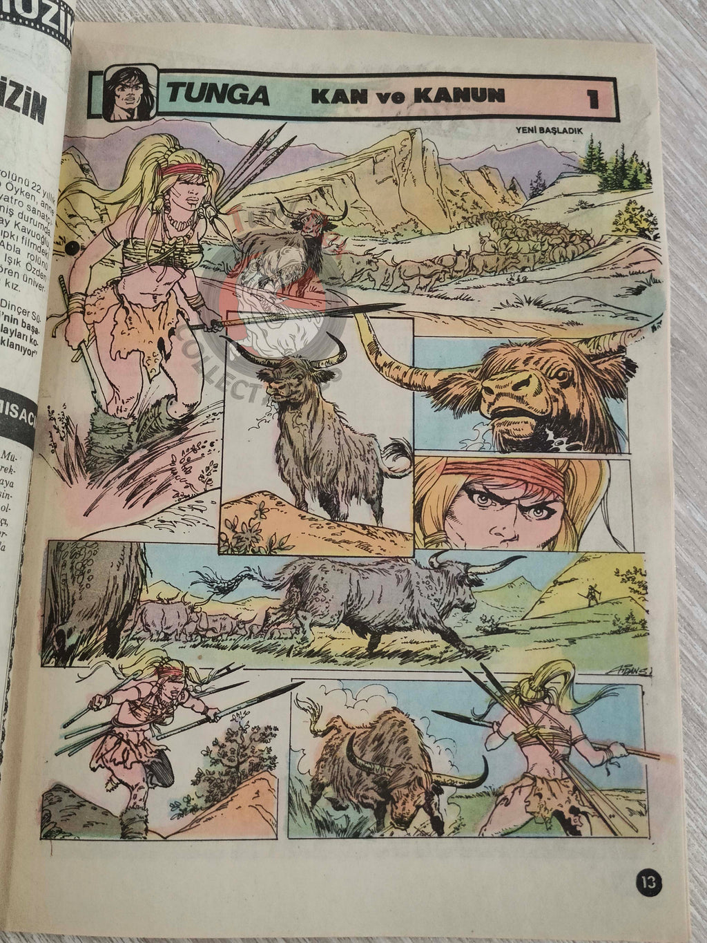 Tercüman Çocuk #48 1983 Turkish Comic Turkey Chick Bill Tounga Ugaki Cubitus