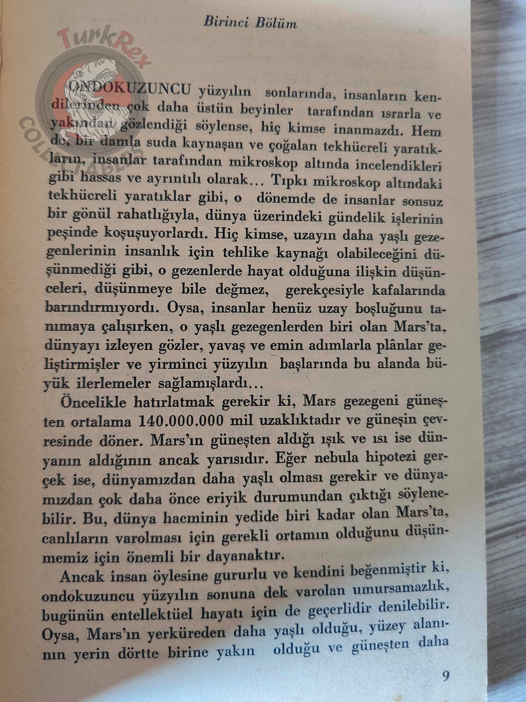 H. G. Wells – The War of the Worlds 1983 1st Turkish Book Turkey