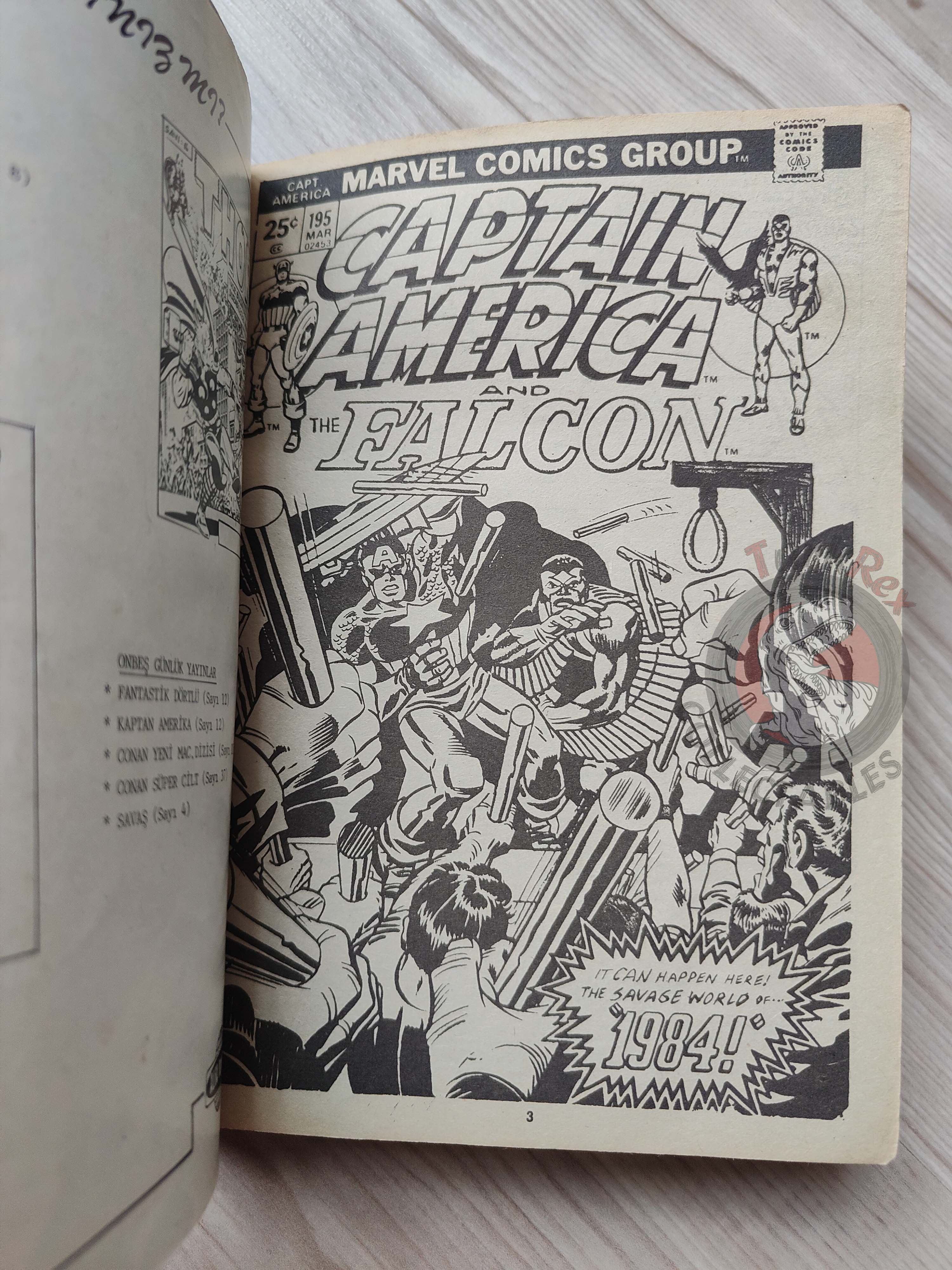 Captain America – Volume 6 1989 Turkish Comic Turkey