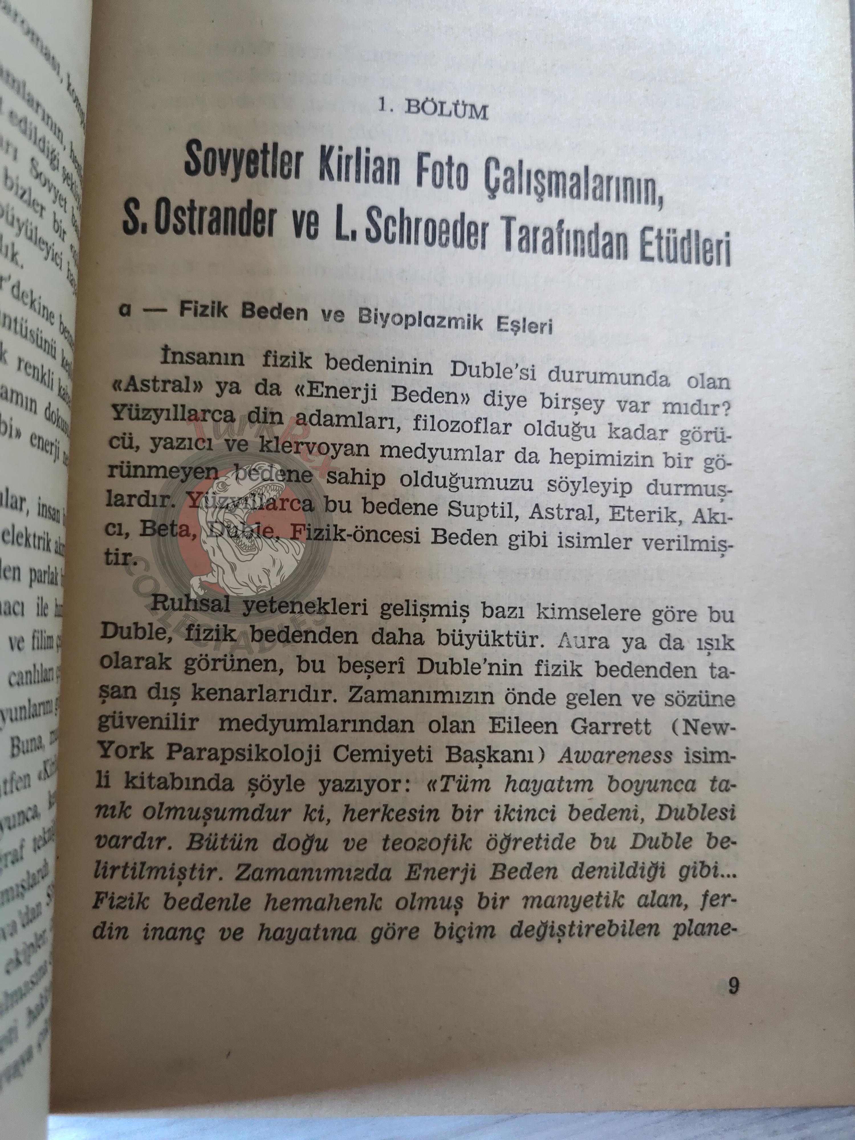 Kirlian Photography 1979 Turkish Book Turkey Parapsychology Bioenergy