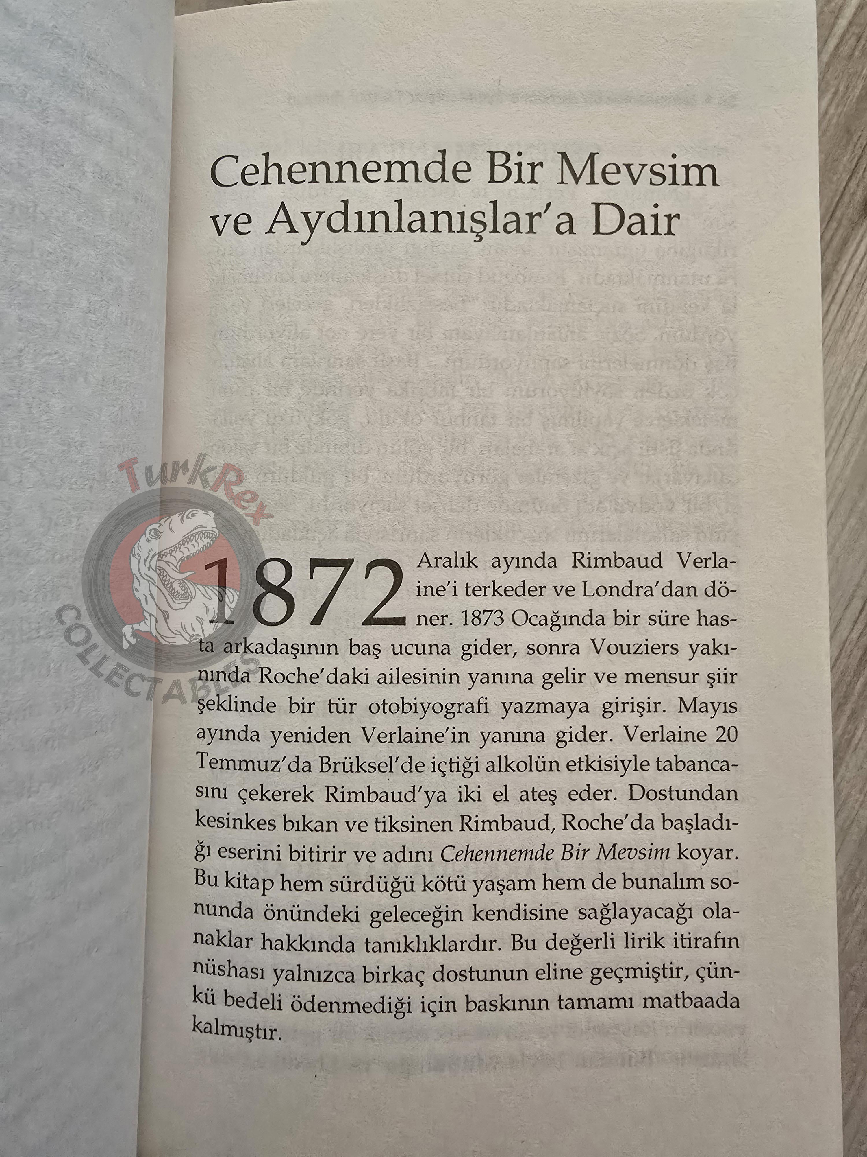 Arthur Rimbaud – A Season in Hell 2011 Turkish Book Turkey
