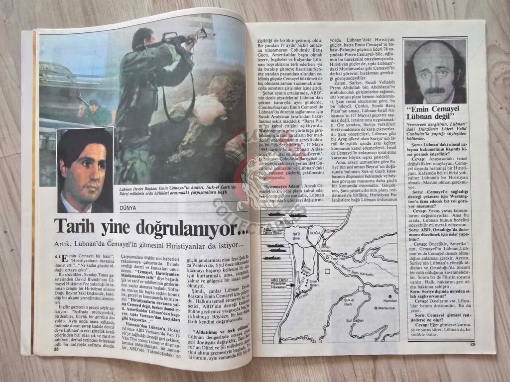Nokta 1984 Kenan Evren’s visit to Saudi Arabia Turkish Magazine Turkey Fahd bin Abdulaziz Al Saud Lebanon