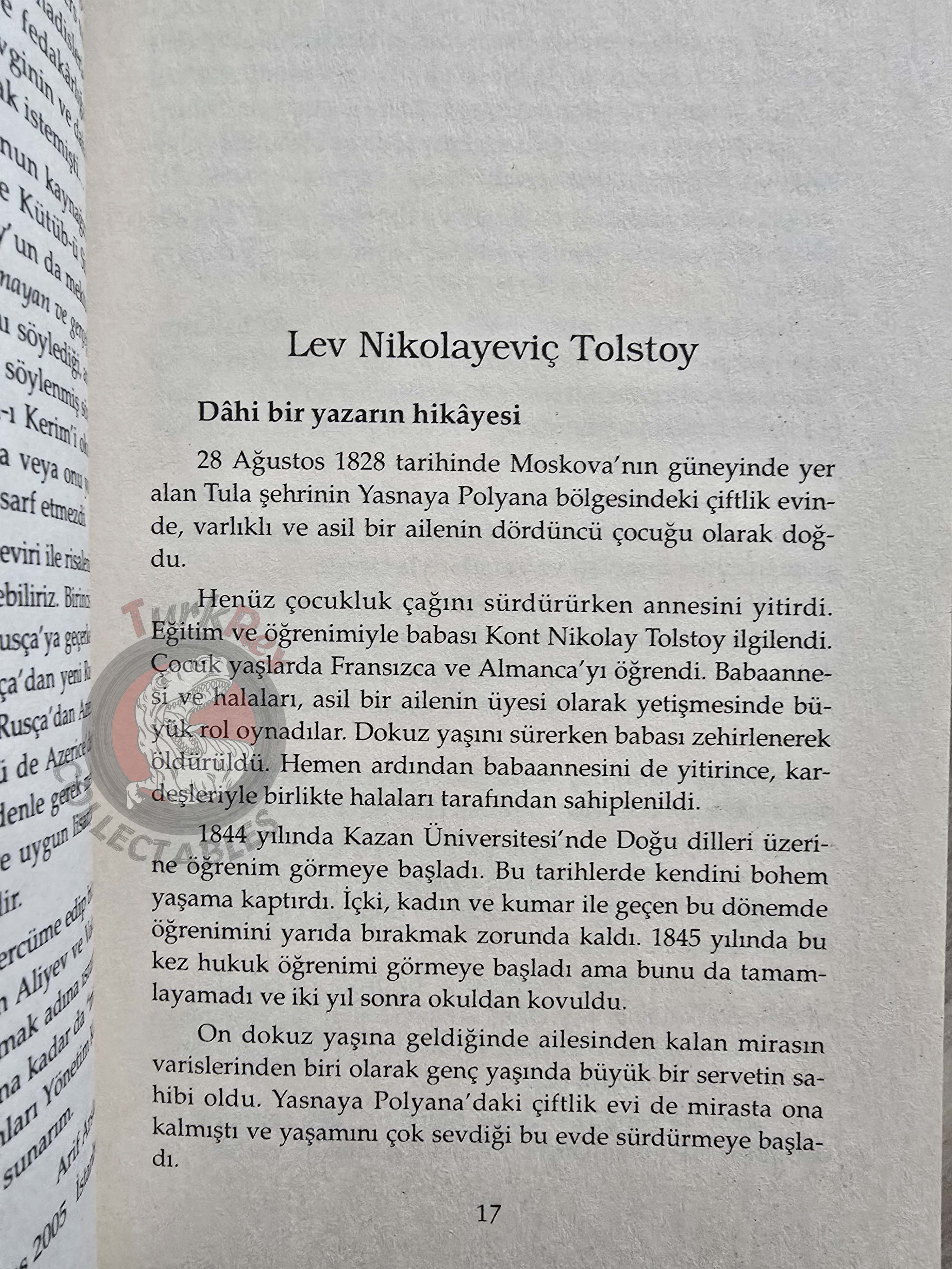 Leo Tolstoy – The Sayings of Muhammad 2007 Turkish Book Turkey