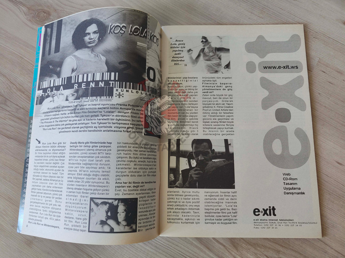 Lull 2002 Oasis Turkish Mag Turkey  Nick Drake Tom Waits Haco Run Lola Run