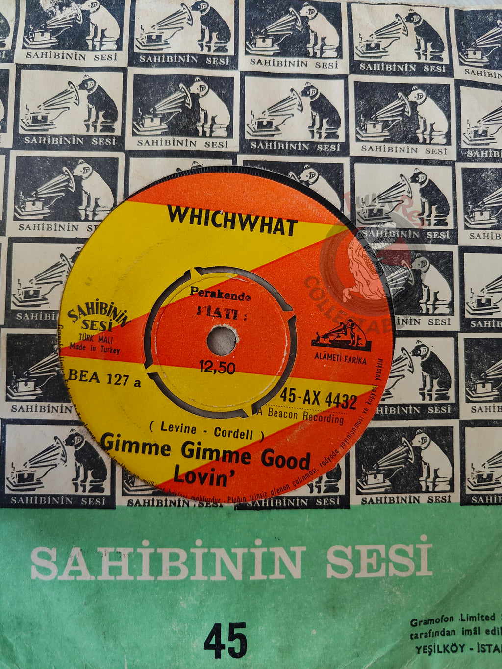 Whichwhat – Gimme Gimme Good Lovin' 7" Turkish Pressing Vinyl Turkey Edition