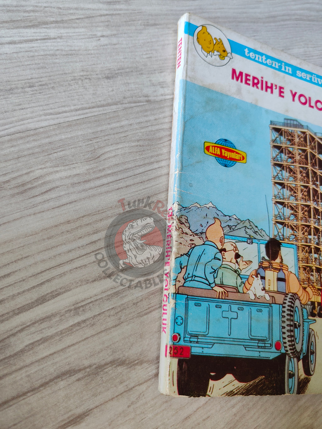 Tintin – Destination Moon mid 1980s Turkish Edition Comic Turkey 1