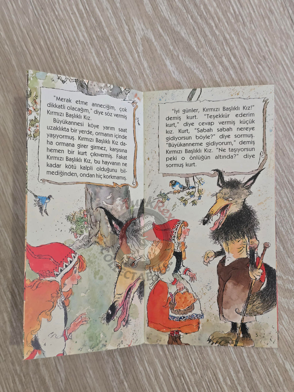 Little Red Riding Hood  – Grimm Brothers 2011 Turkish Book Turkey Illustrated 1