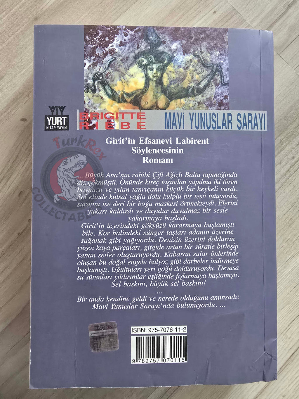 Brigitte Riebe – Palace of the Blue Dolphins  2004 Turkish Book Turkey