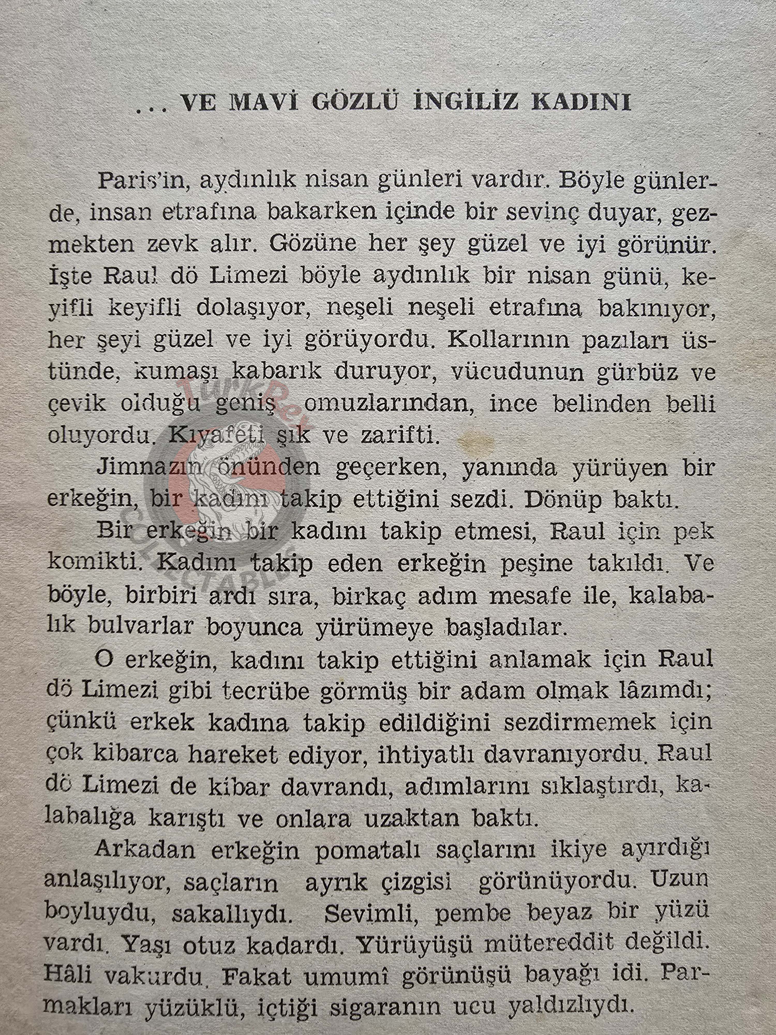 Arsène Lupin #4 La Demoiselle aux yeux verts 1972 Turkish Book Turkey Maurice Leblanc
