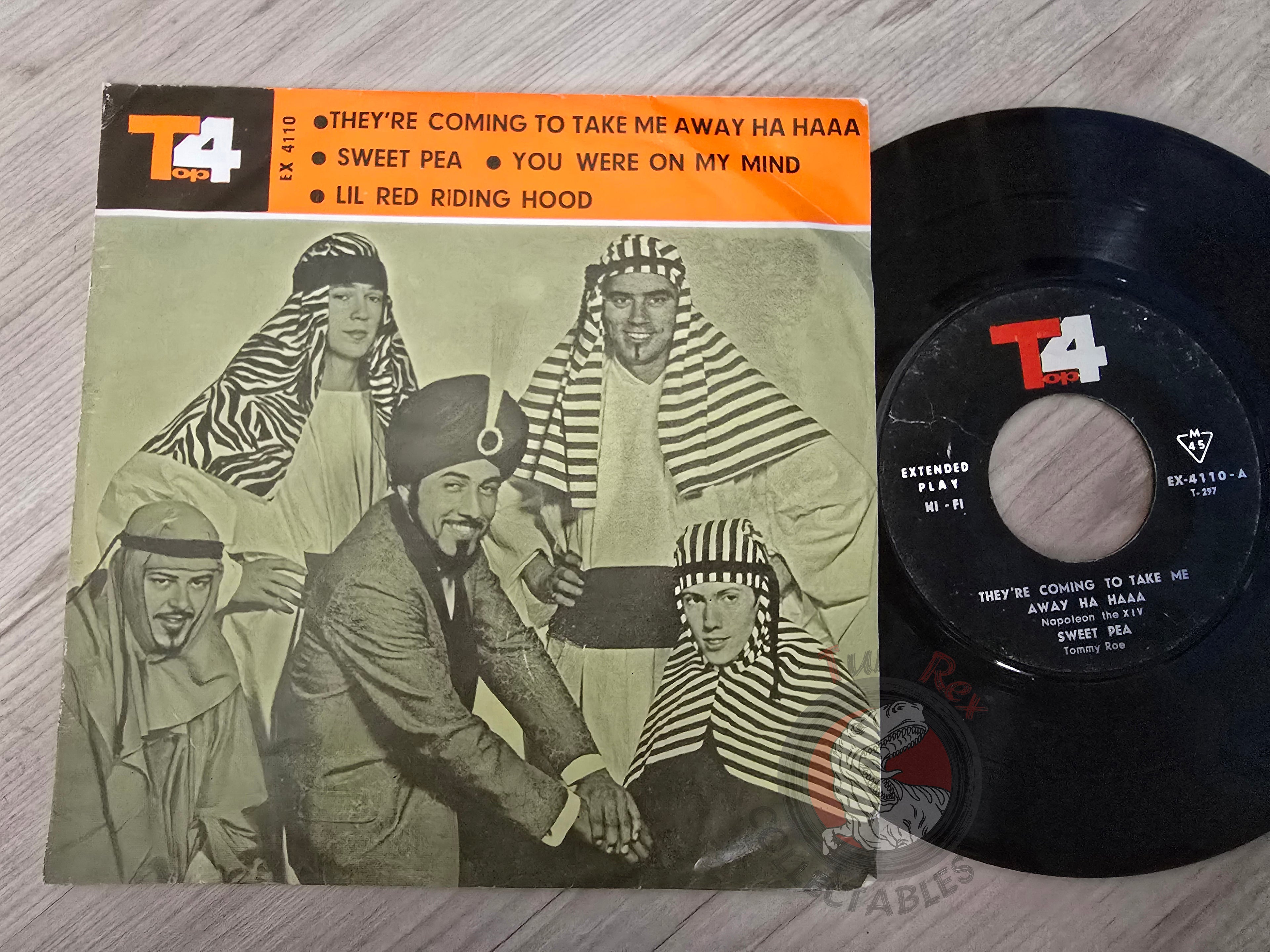 Napoleon The XIV / Tommy Roe / Sam The Sham 7" Iran Pressing Vinyl Iranian Edition