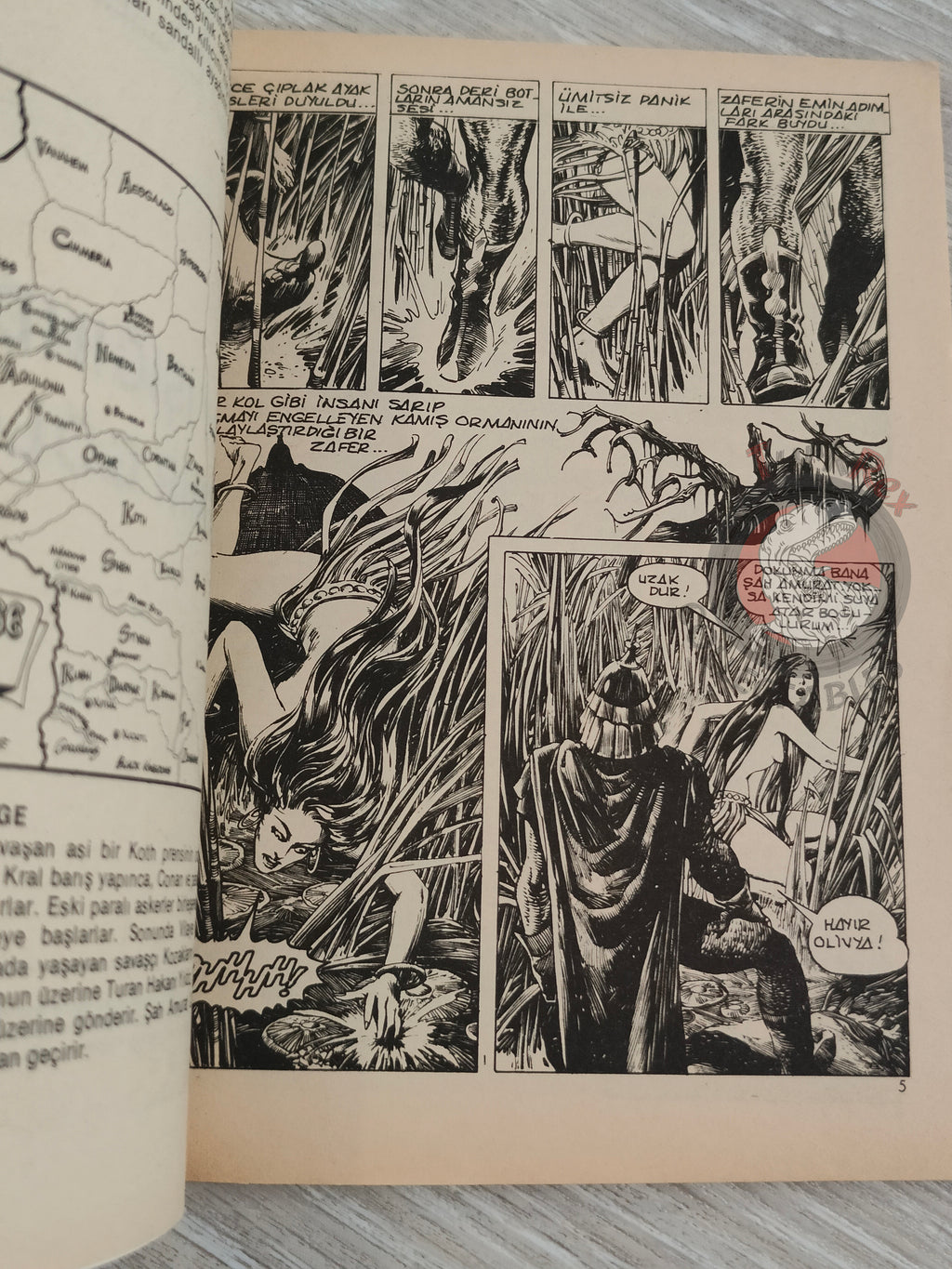 Conan #11 1983 The Savage Sword of Conan Issue #4 Turkish Comic Turkey