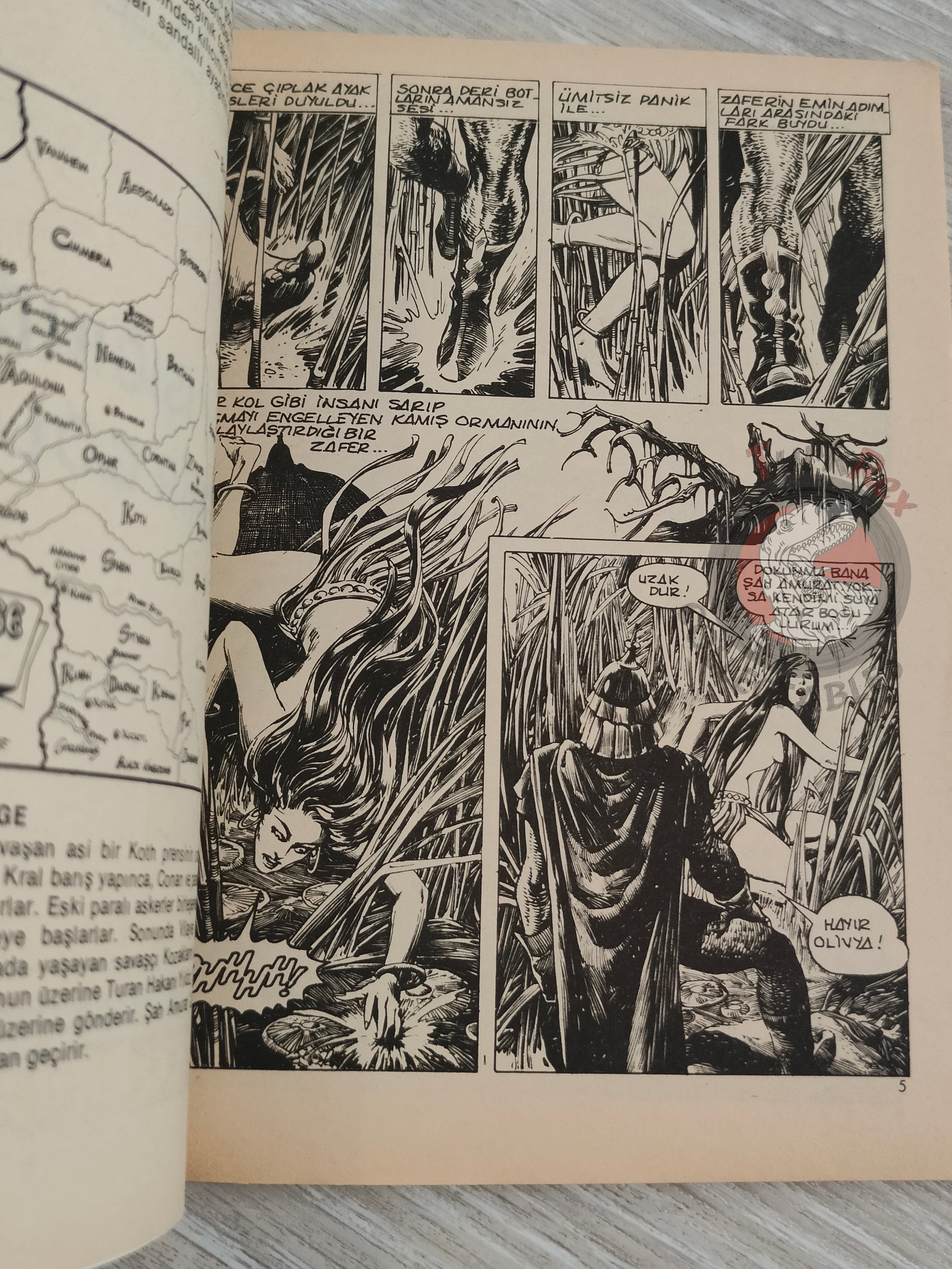 Conan #11 1983 The Savage Sword of Conan Issue #4 Turkish Comic Turkey