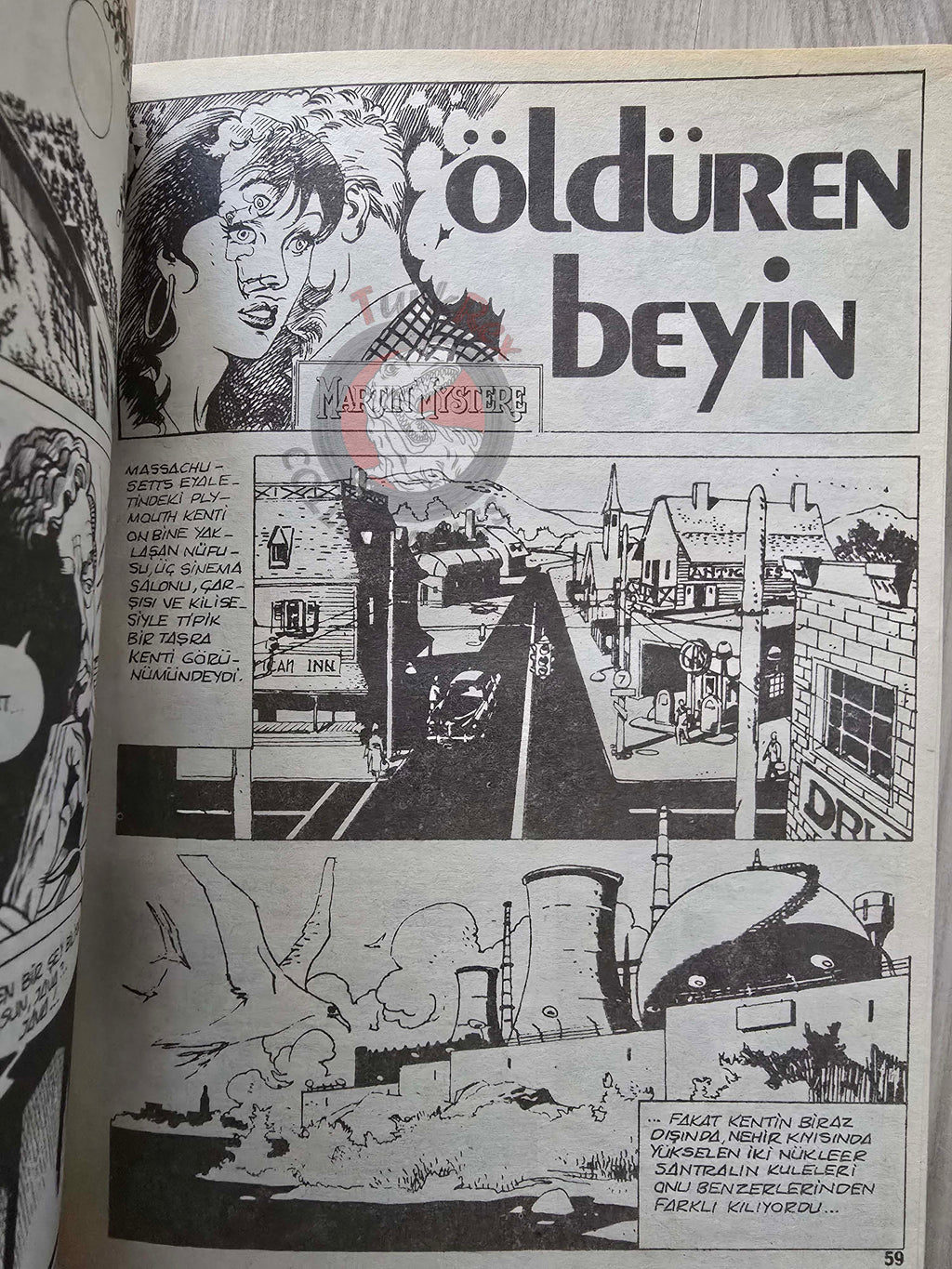Martin Mystère #11 La Sfera di Cristallo 80s Turkish Comic Turkey #28 #37