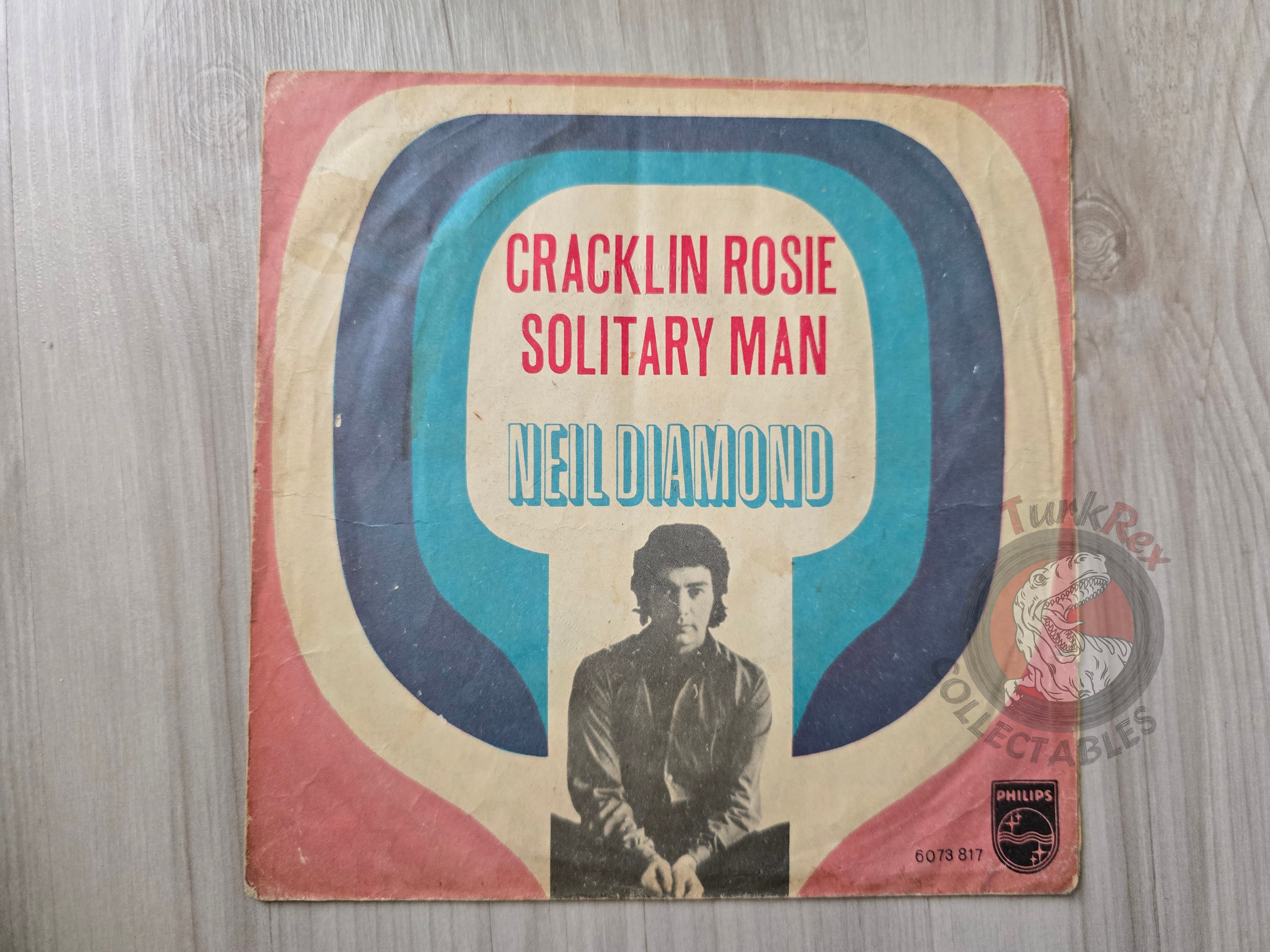 Neil Diamond – Cracklin' Rosie 7" Turkish Pressing Cover Only Turkey Edition