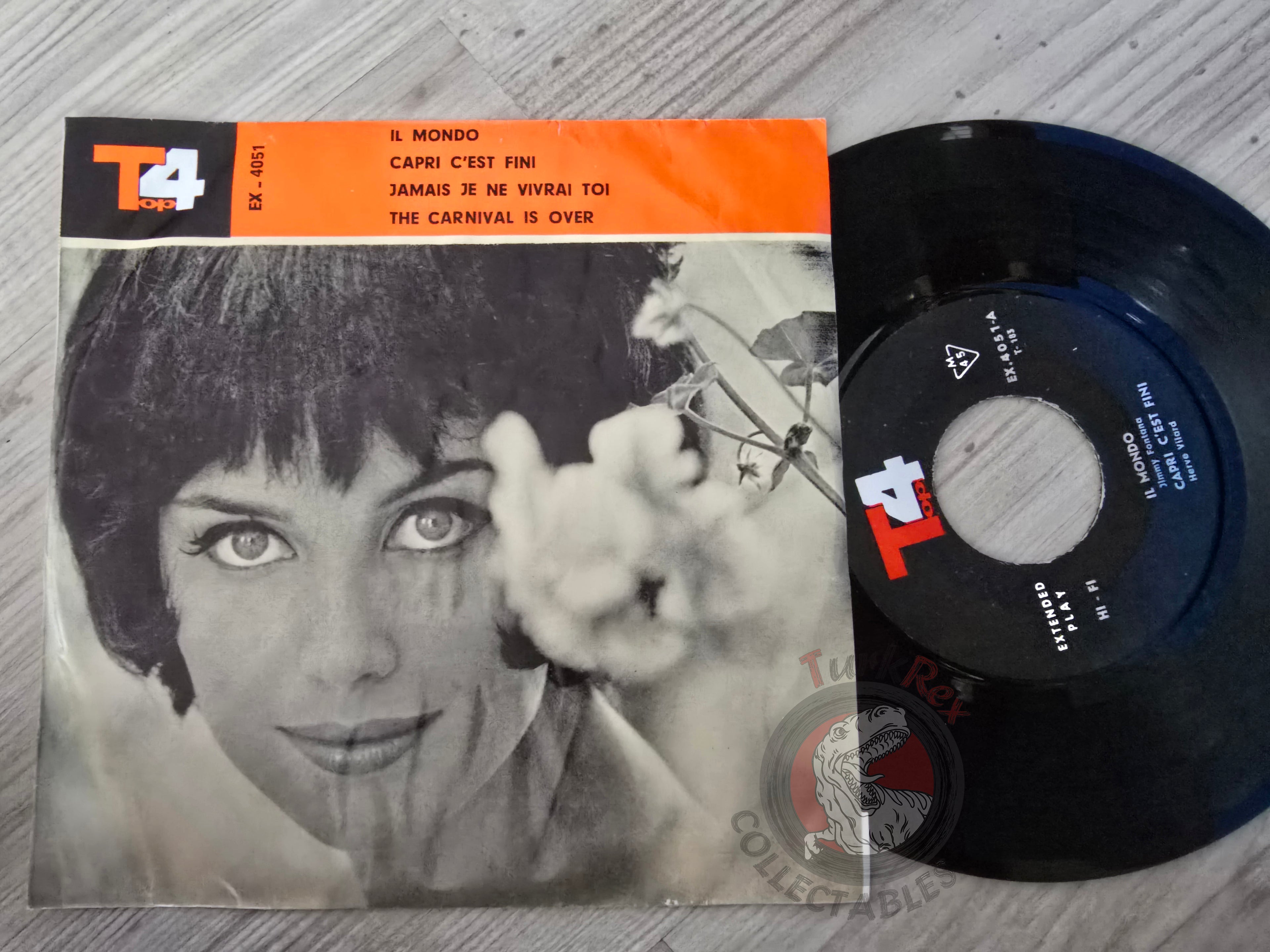 Hervé Vilard / Jimmy Fontana  / Richard Anthony / The Seekers 7" Iran Pressing Vinyl Iranian Edition