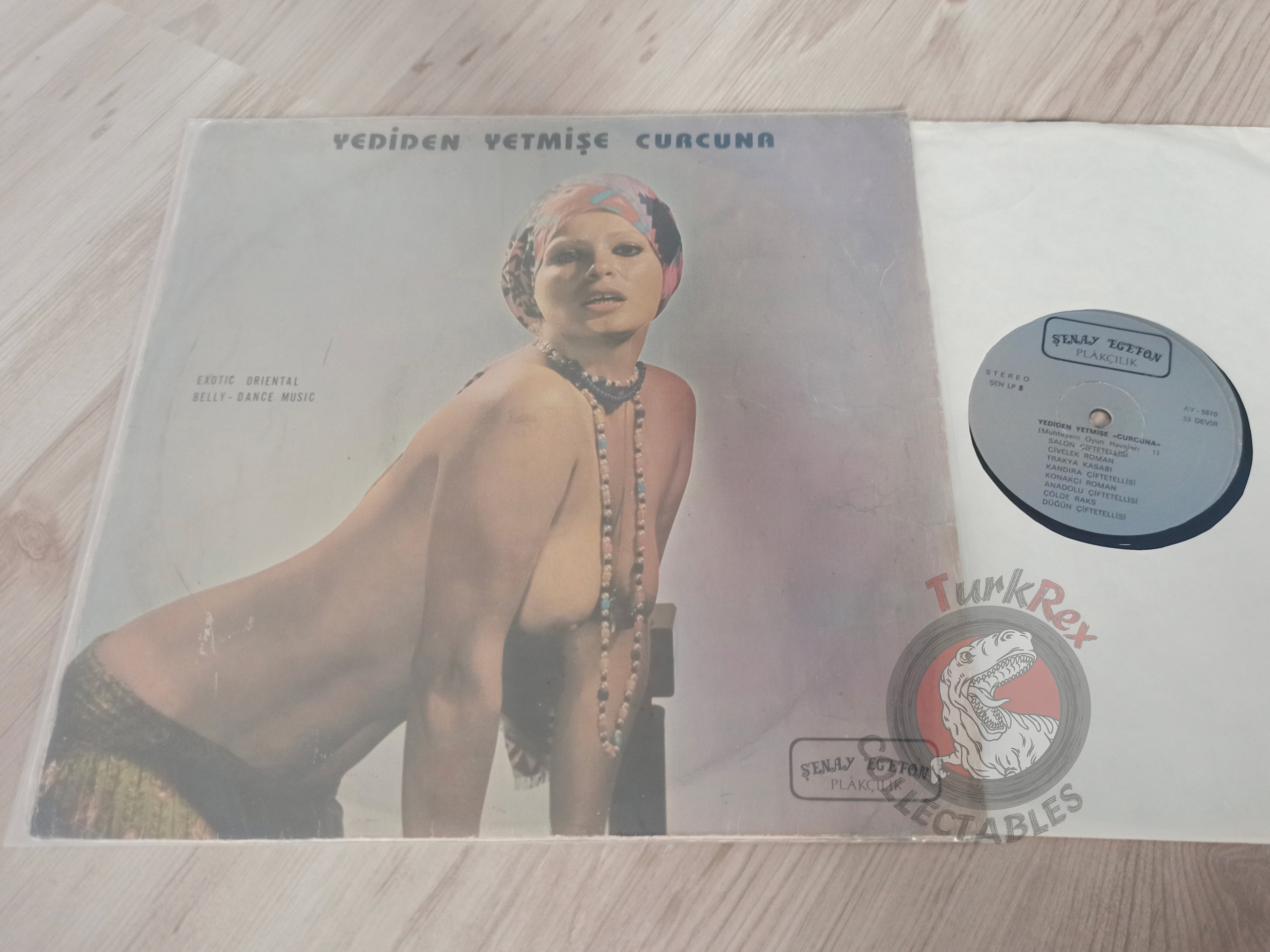 Various – Yediden Yetmişe Curcuna Turkish Pressing Vinyl Turkey Edition Belly Dance Oriental