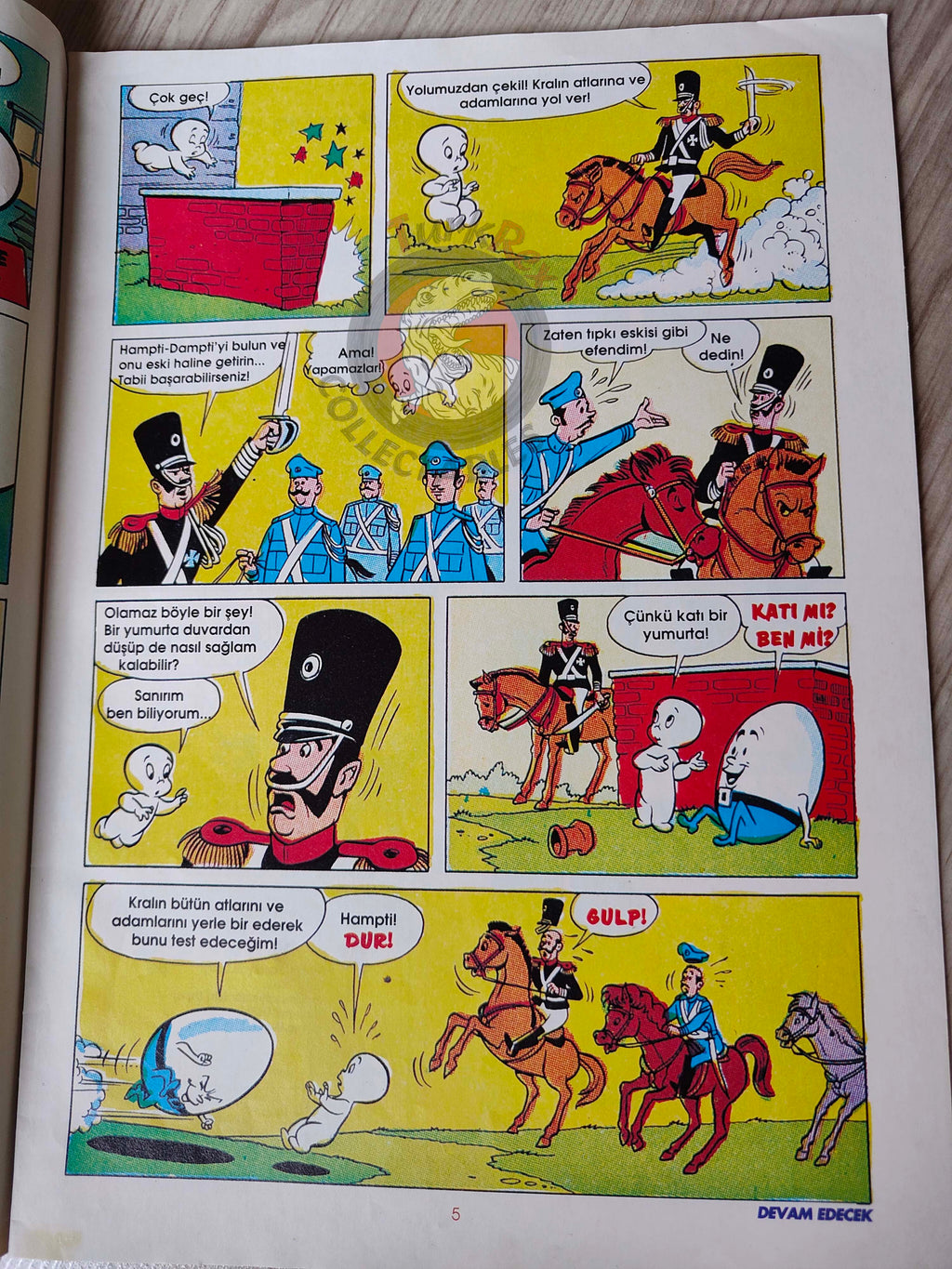 Casper the Friendly Ghost Magazine – Issue #19 1997 Turkish Comic Turkey