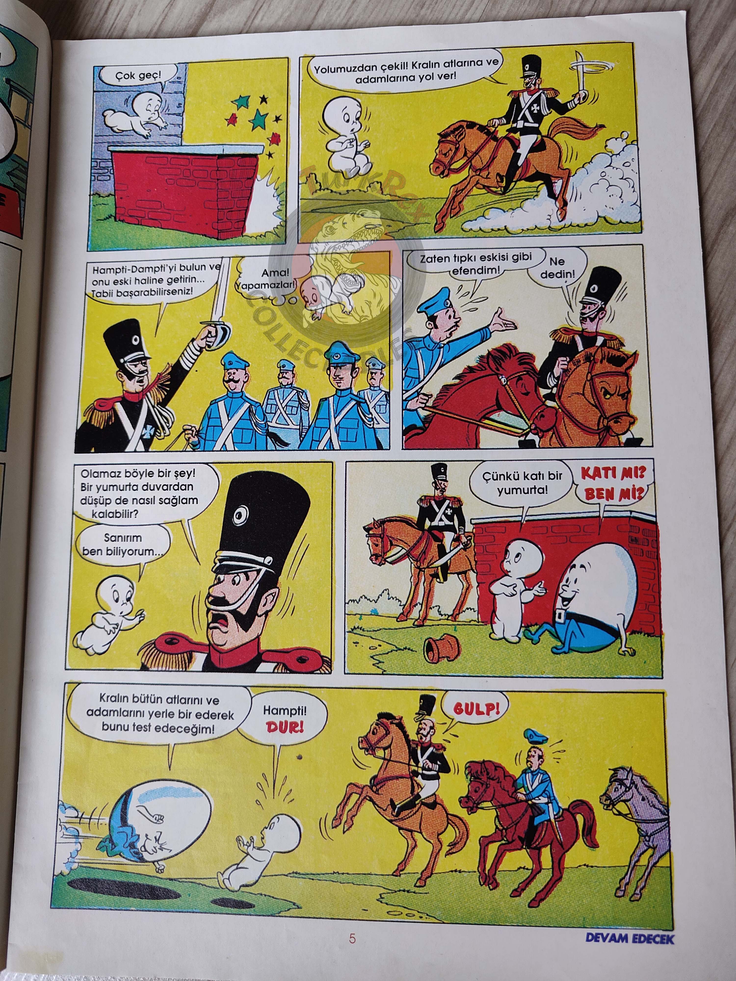 Casper the Friendly Ghost Magazine – Issue #19 1997 Turkish Comic Turkey