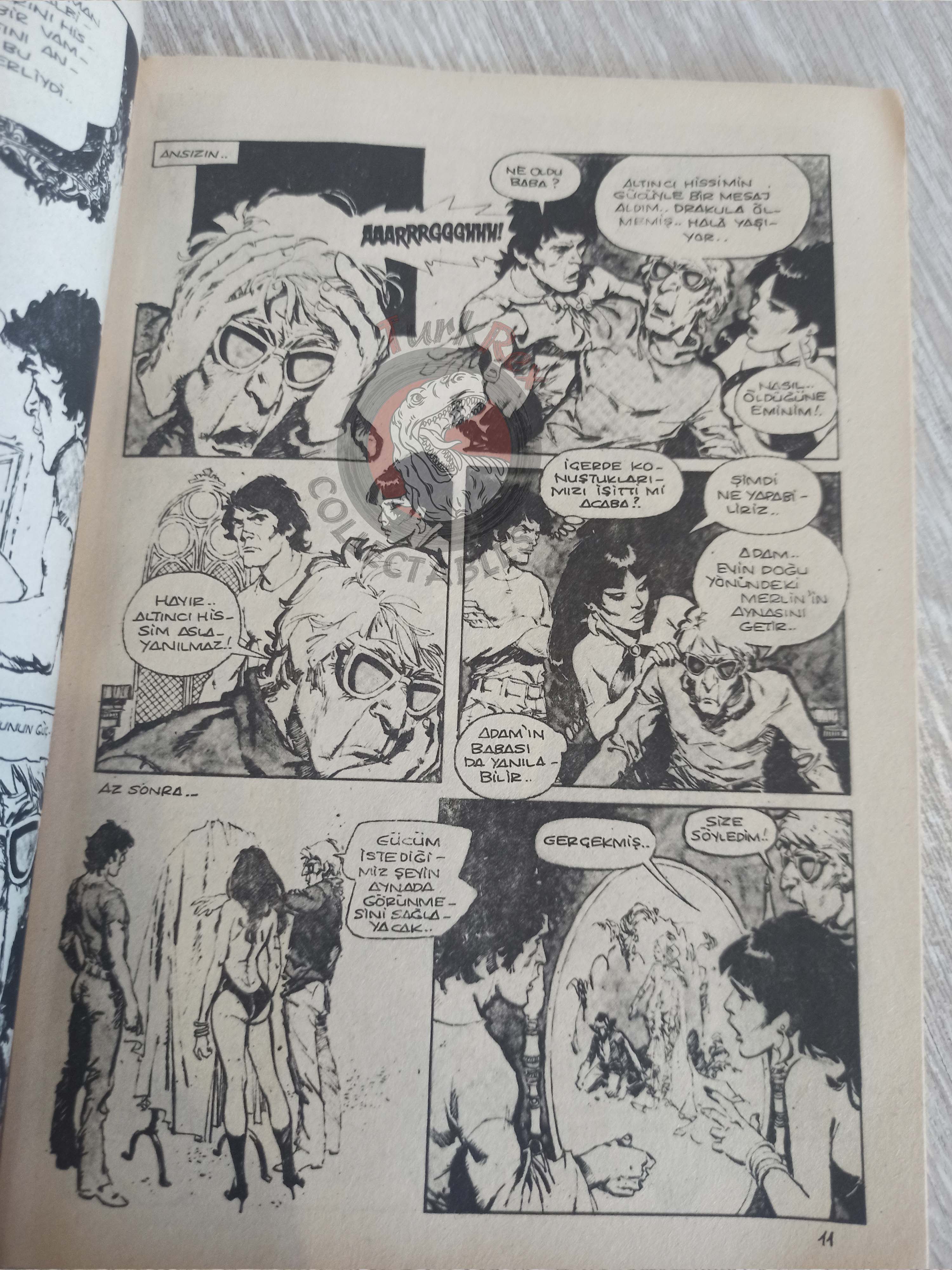 Vampirella #9 1976 Turkish Comic Turkey Warren Publishing cover #27 #18 Morbius