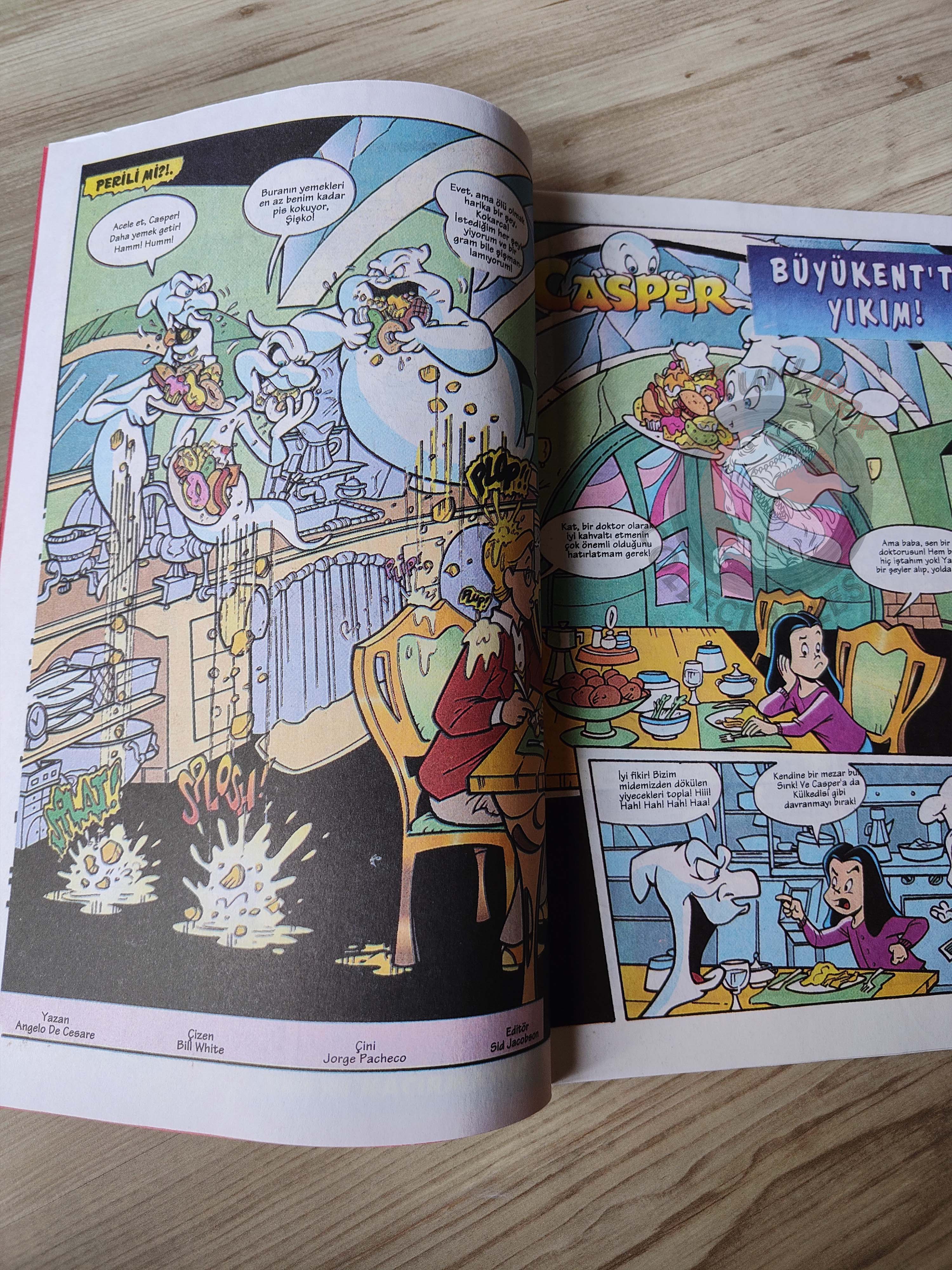 Casper the Friendly Ghost – Issue #3 1996 Turkish Comic Turkey