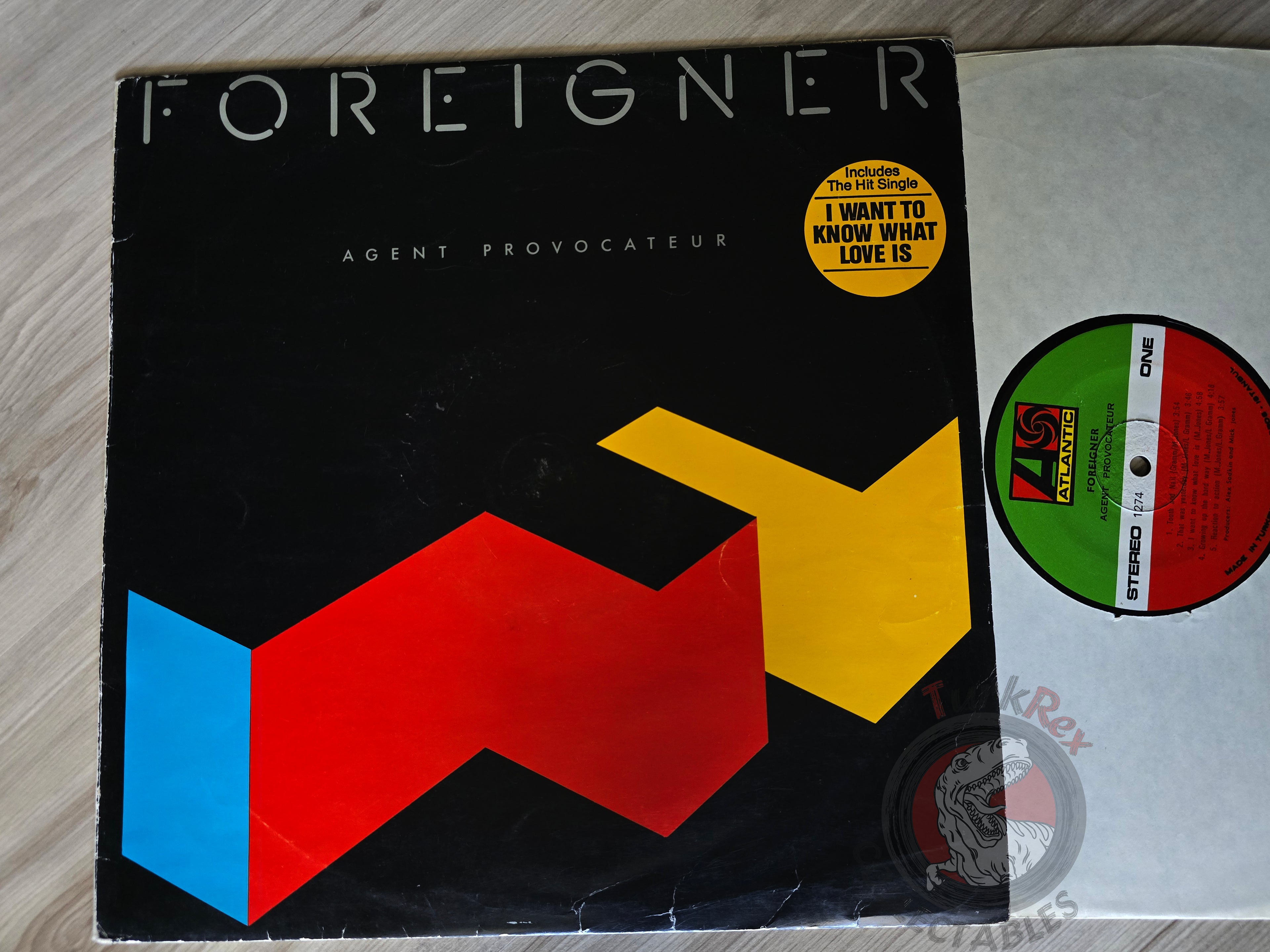 Foreigner – Agent Provocateur Turkish Pressing Vinyl Turkey Edition
