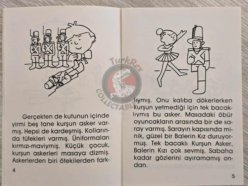 Hans Christian Andersen – The Steadfast Tin Soldier  1994 Turkish Book Turkey Illustrated