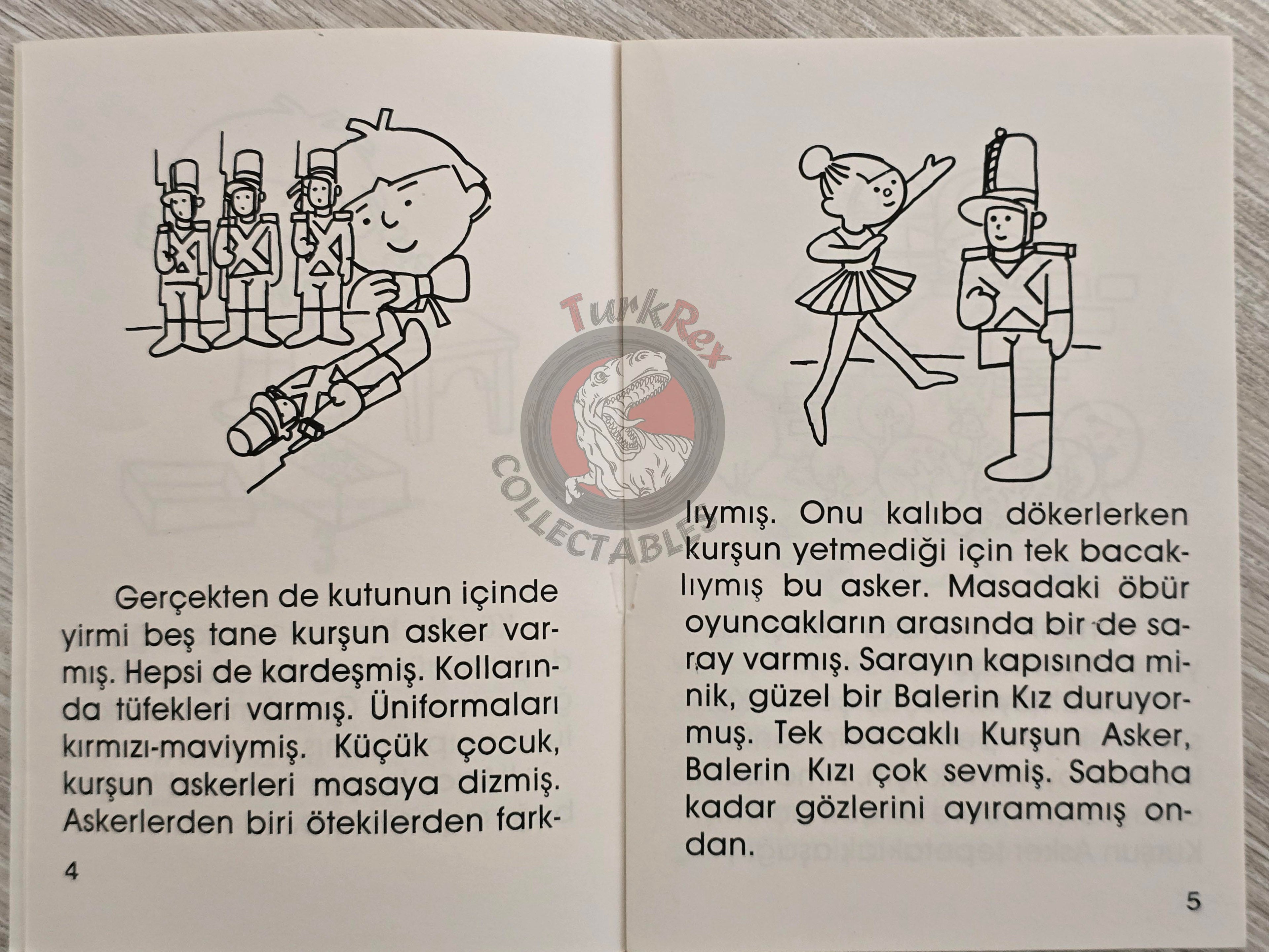 Hans Christian Andersen – The Steadfast Tin Soldier  1994 Turkish Book Turkey Illustrated
