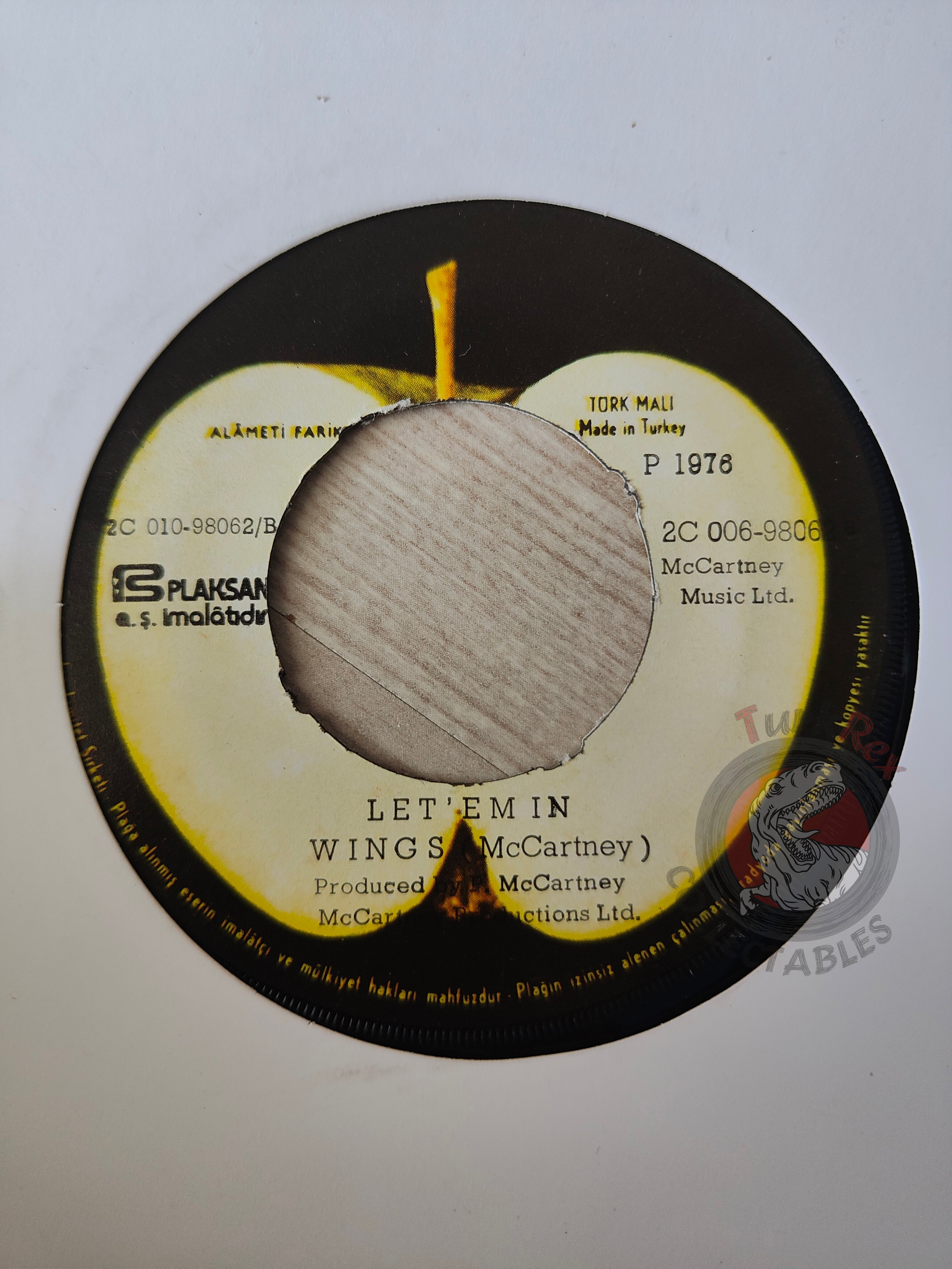 Wings – Let 'Em In / Beware My Love 7" Turkish Pressing Vinyl Turkey Edition