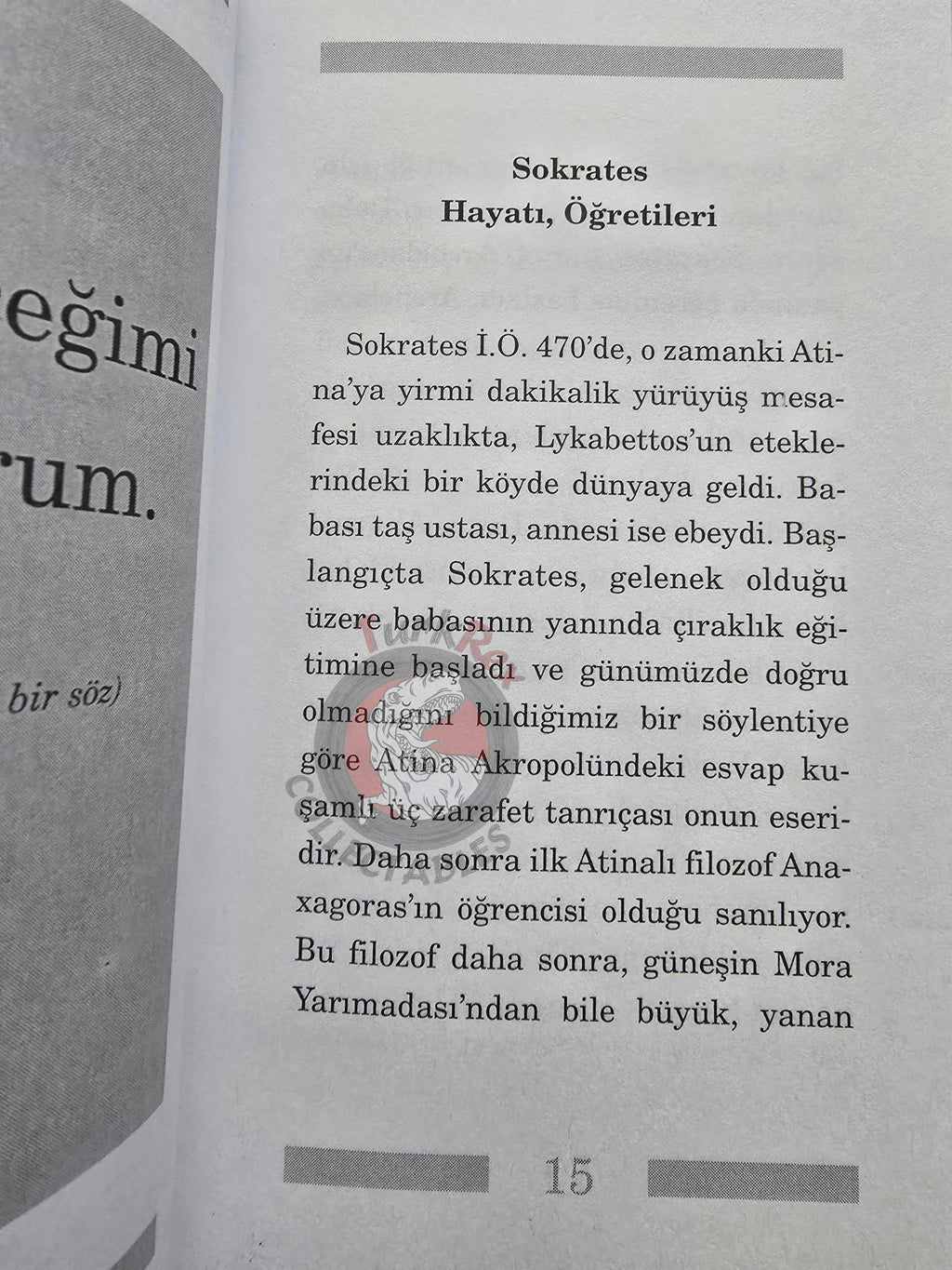Paul Strathern – Socrates in 90 Minutes 1998 Turkish Book Turkey