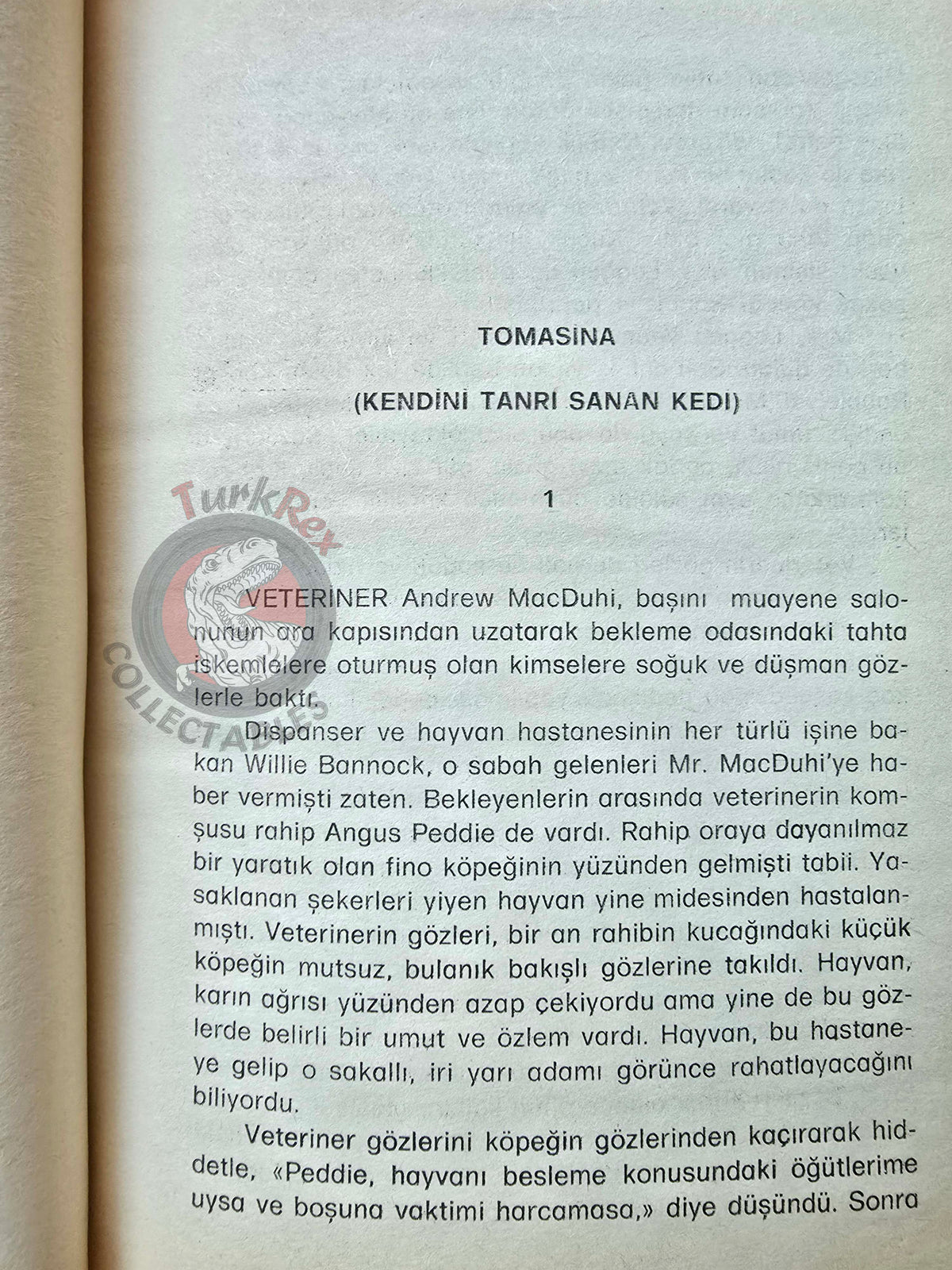 Paul Gallico – Thomasina 1976 HC/DJ Turkish Book Turkey