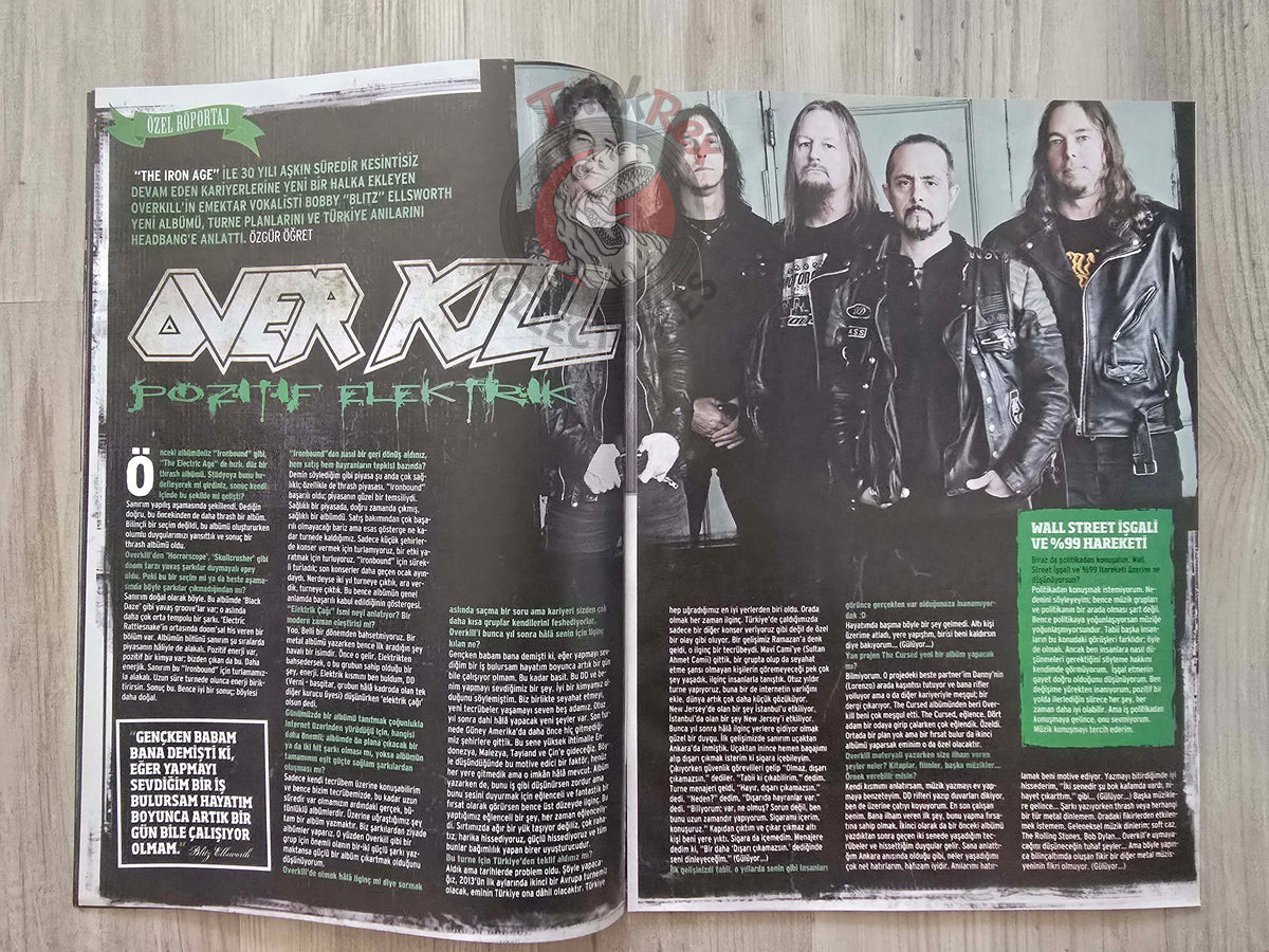 Headbang 2012 Pentagram Turkish Mag Turkey Overkill Ronnie Montrose Moonspell Opeth
