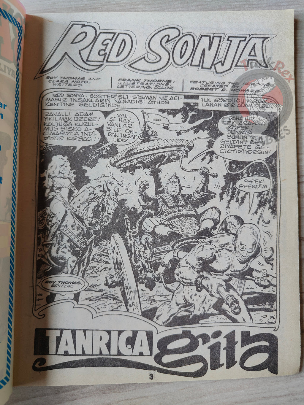 Conan ve Barbarlar #5 1994 Red Sonja & King Kull Turkish Comic Turkey