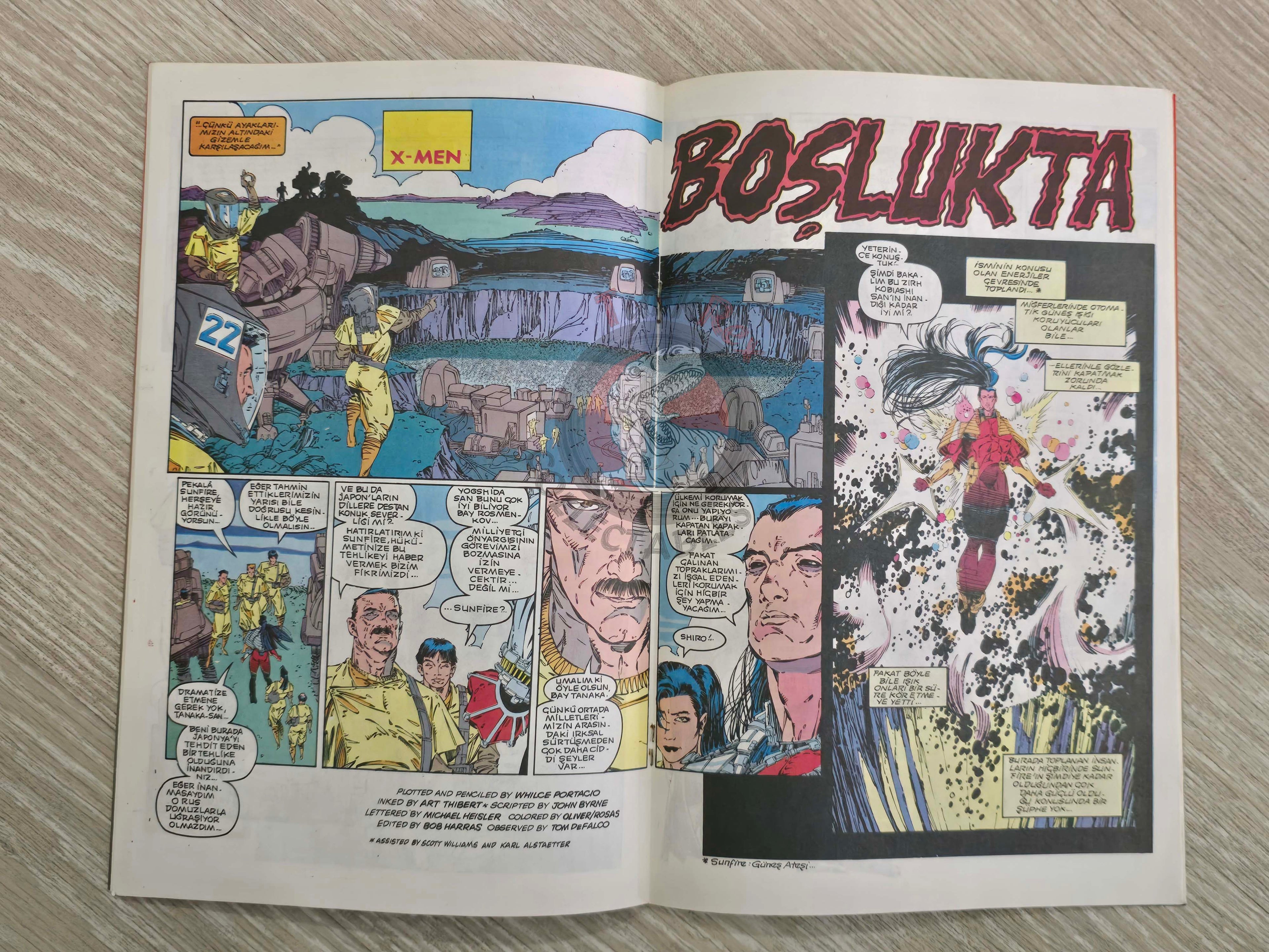 X-Men #6 1996 Turkish Comic Turkey Uncanny X-Men #283 #284