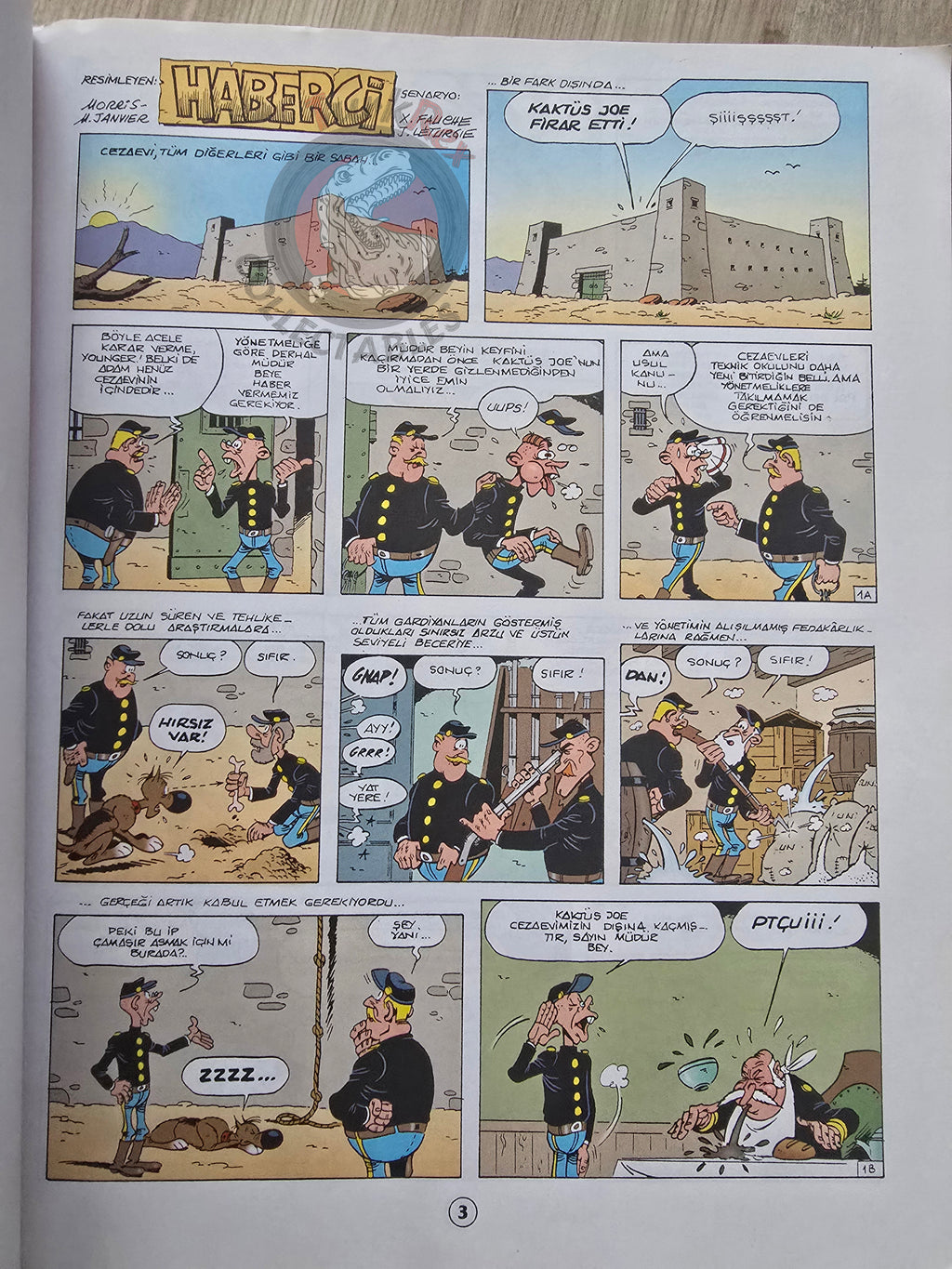 Rantanplan – Le Messager 2004 Turkish Comic Turkey Lucky Luke