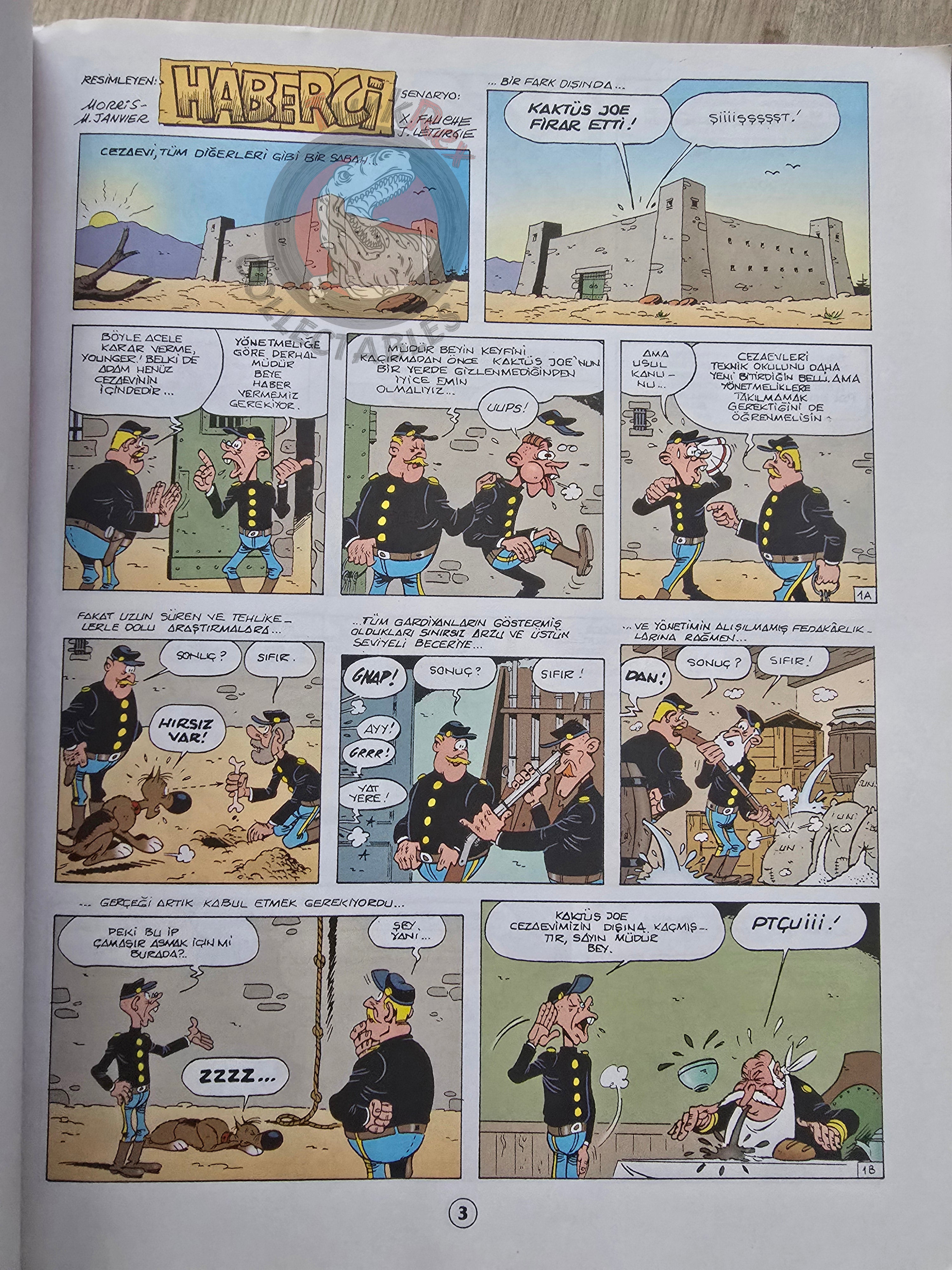Rantanplan – Le Messager 2004 Turkish Comic Turkey Lucky Luke