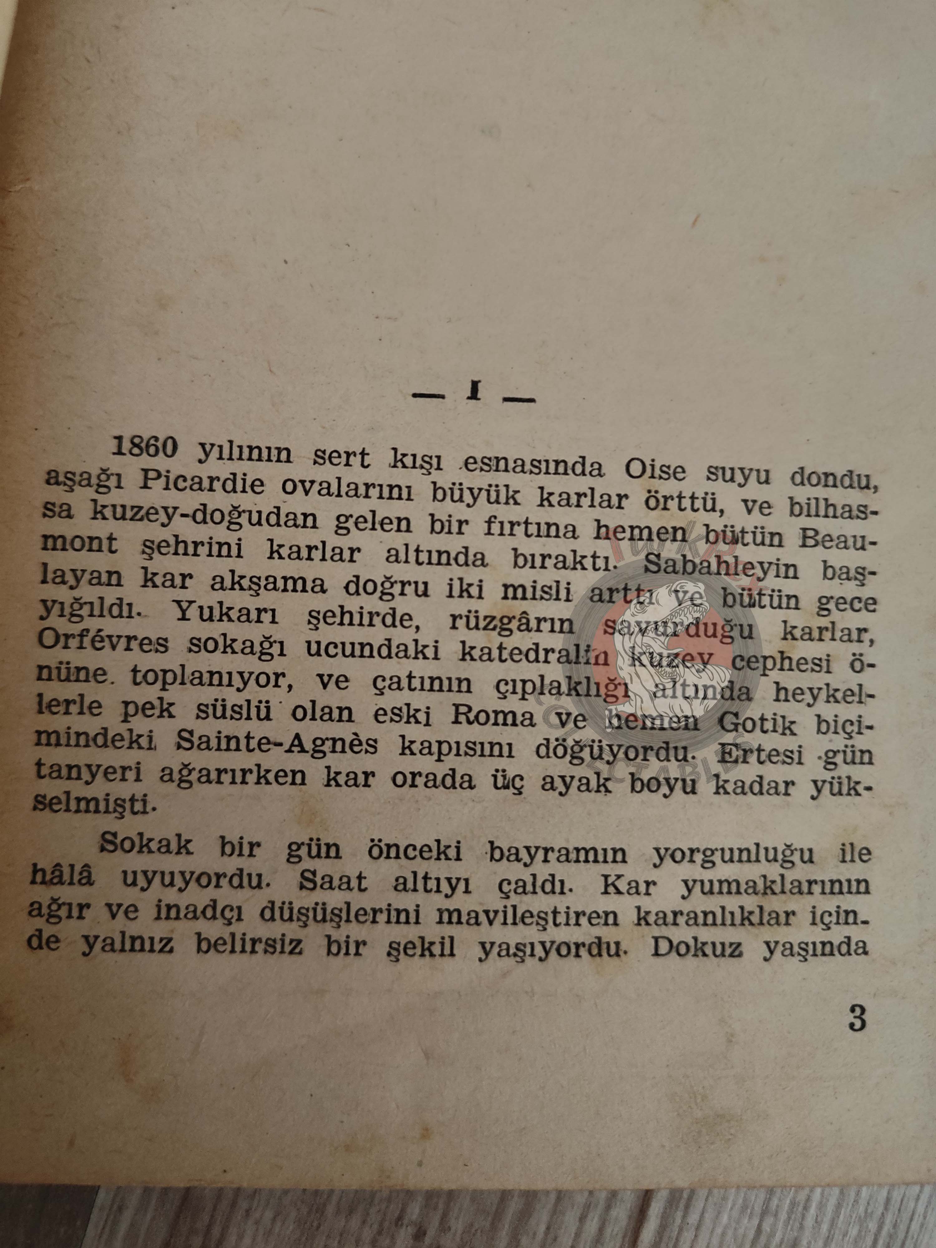 Émile Zola – The Dream 1955 1st Turkish Book Turkey