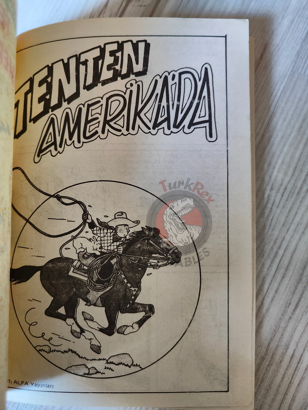 Tintin – Tintin in America mid 1980s Turkish Edition Comic Turkey 2