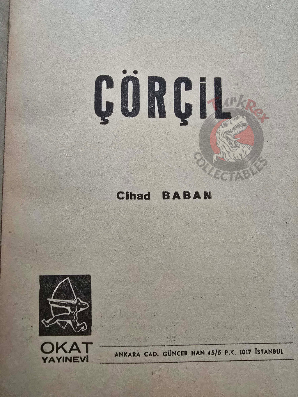 Winston Churchill Bio Book Turkish 1967 Turkey WW2 World War Two