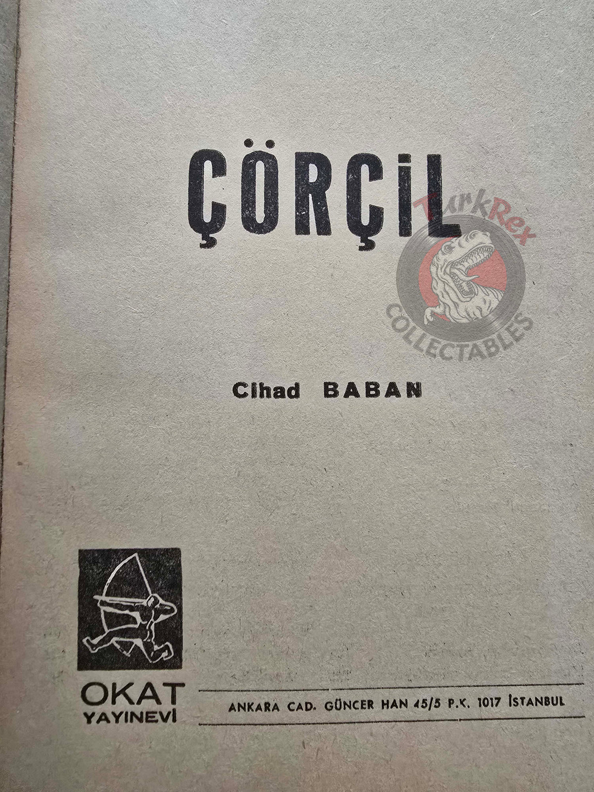 Winston Churchill Bio Book Turkish 1967 Turkey WW2 World War Two