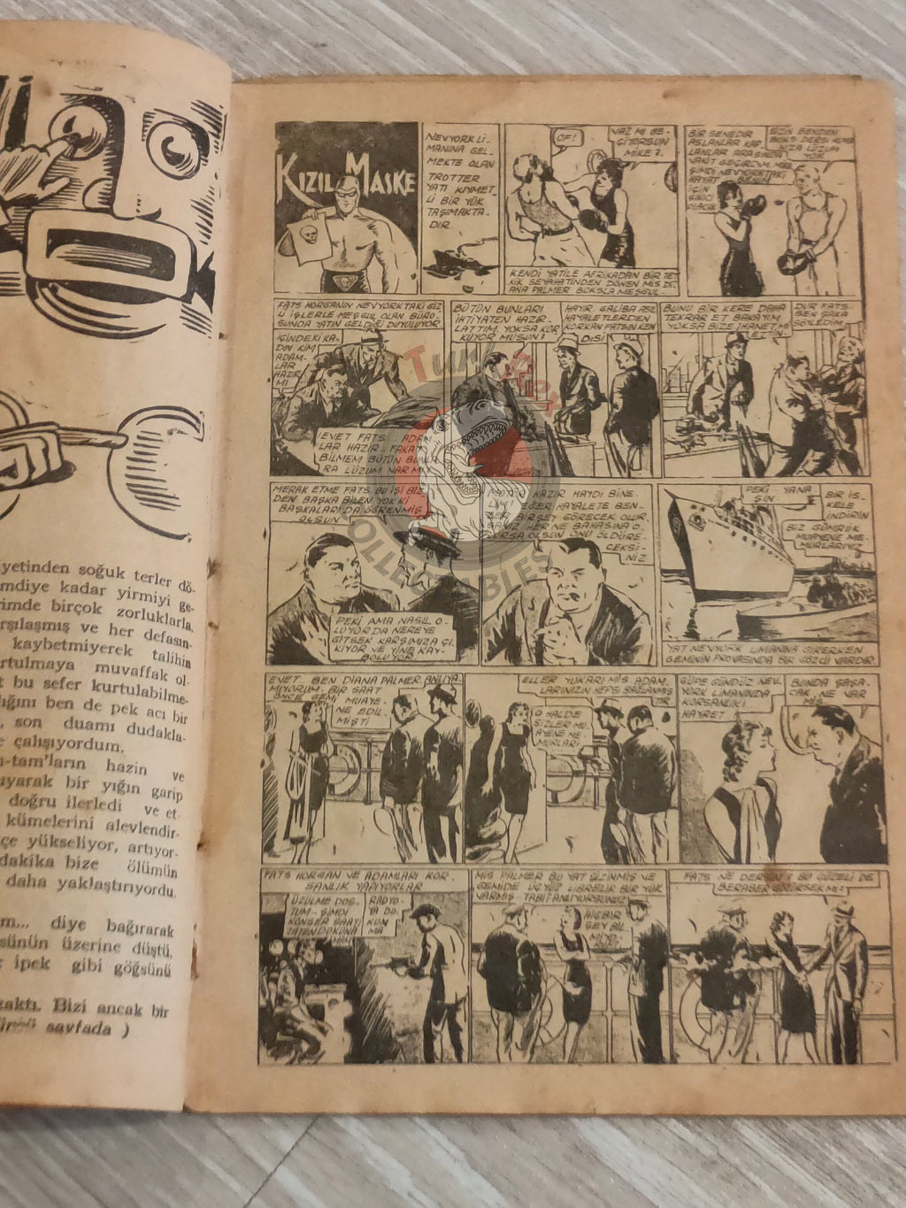 The Phantom 1944 Mysterious Protector Turkish Comic Turkey