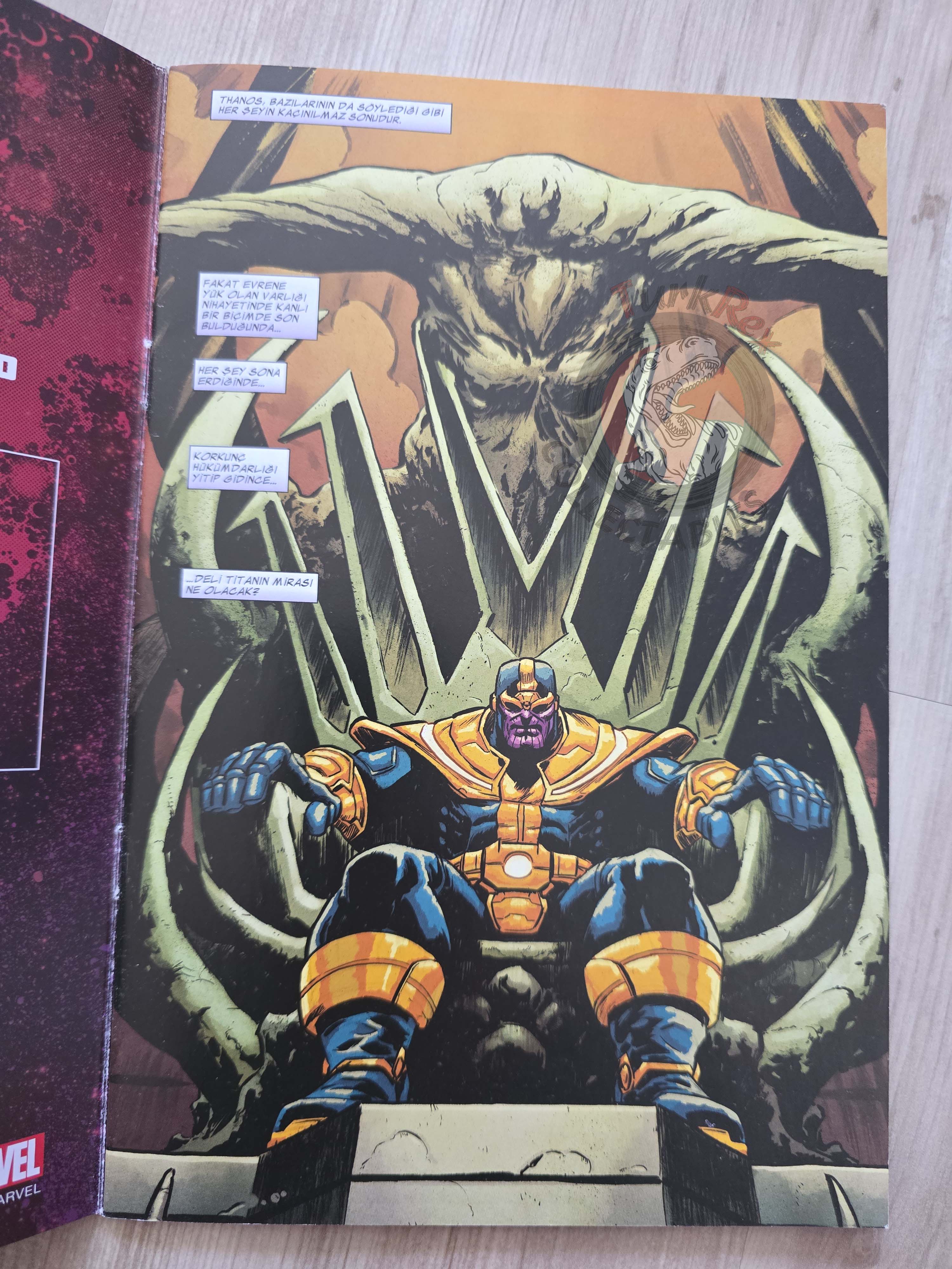 Thanos Legacy Turkish Comic Turkey Donny Cates Marvel