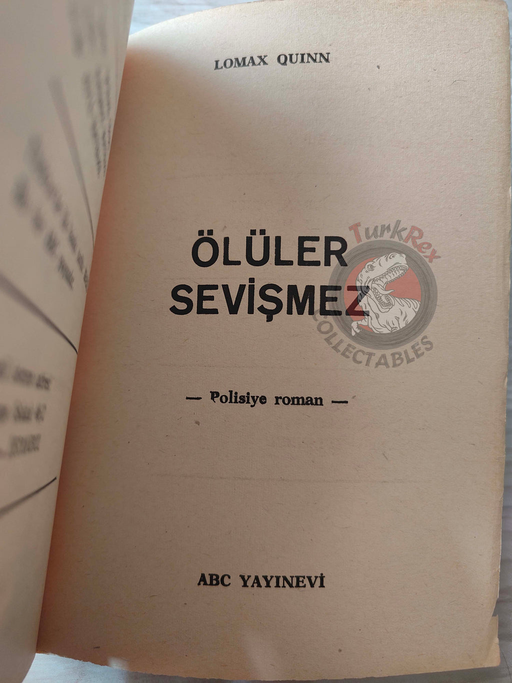Lomax Quinn – Jack Brown #2 1970 Turkish Book Turkey