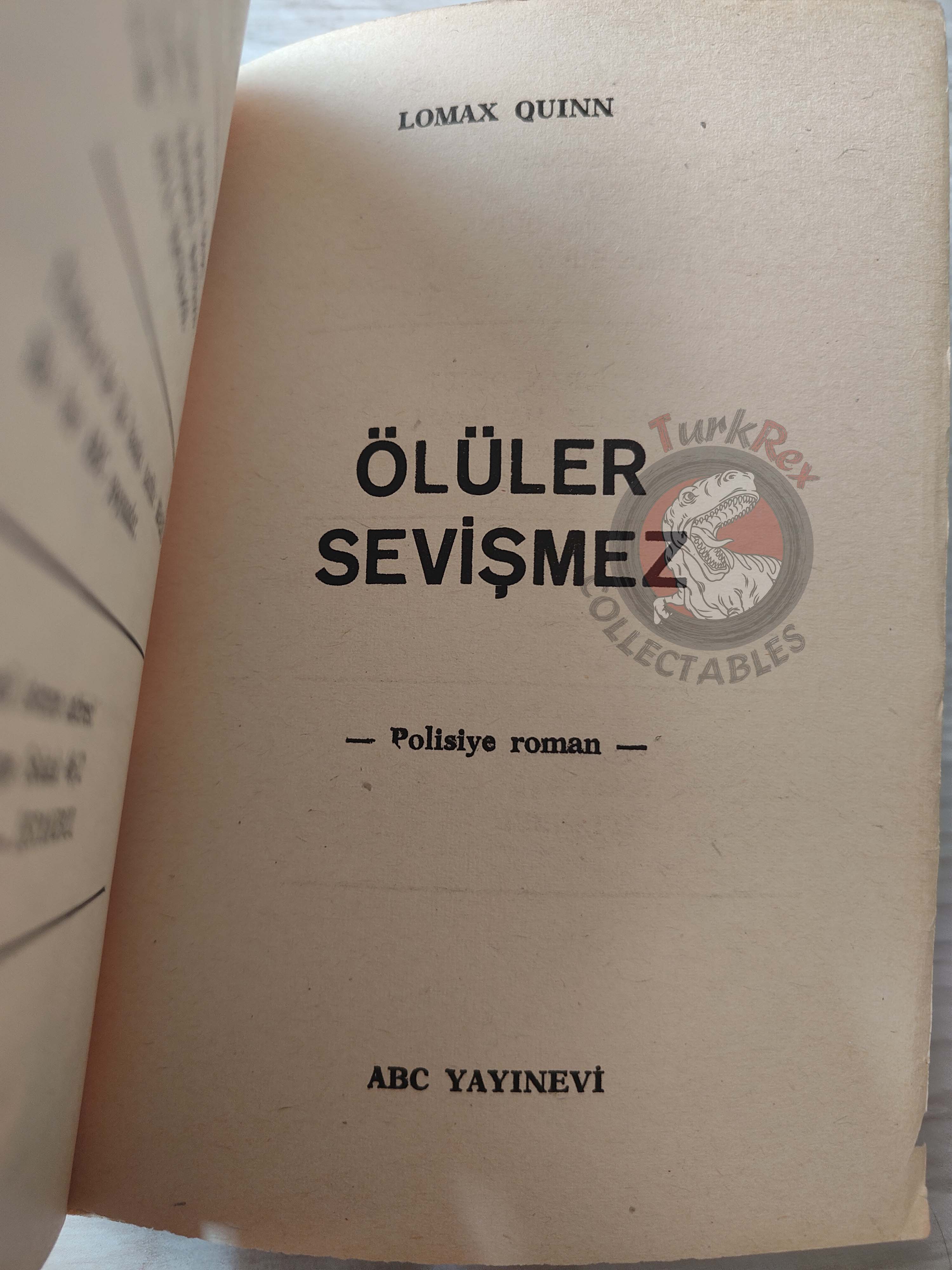 Lomax Quinn – Jack Brown #2 1970 Turkish Book Turkey